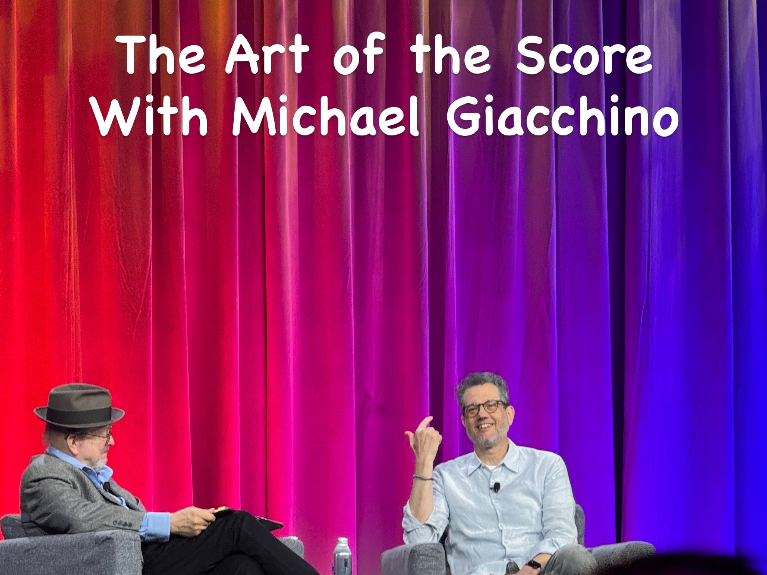 @disneymusic hosted a panel at @disneyd23 called &ldquo;The Art of the Score,&rdquo; featuring the amazing @m_giacchino. It was so interesting to learn his career path and the stories behind the iconic scores of Up, The Incredibles, Coco, Spider-Man,