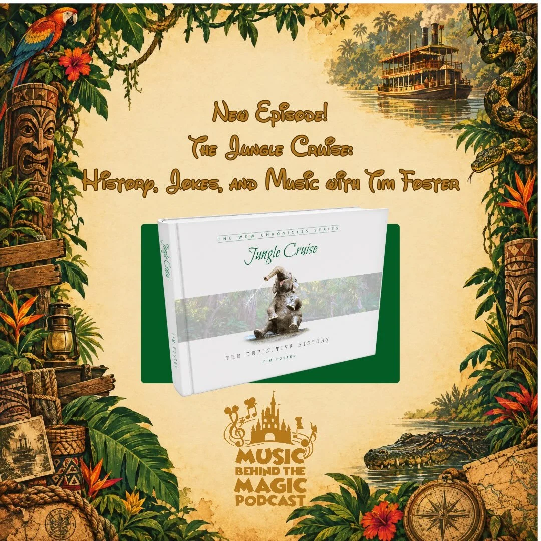New episode! We are so happy to welcome back our good friend Tim Foster from @celebrationsmag to discuss his latest book, Jungle Cruise: The Definitive History. We talk about the attraction&rsquo;s history, its awesome jokes, and of course, the music