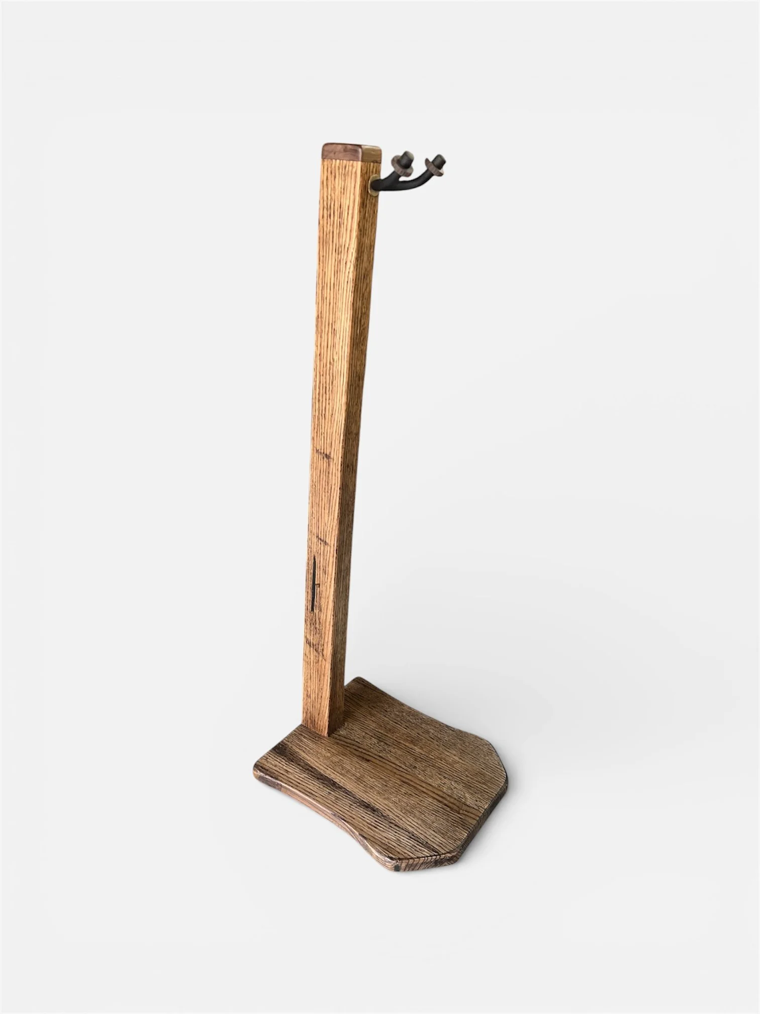 Oak and Walnut Guitar Stand