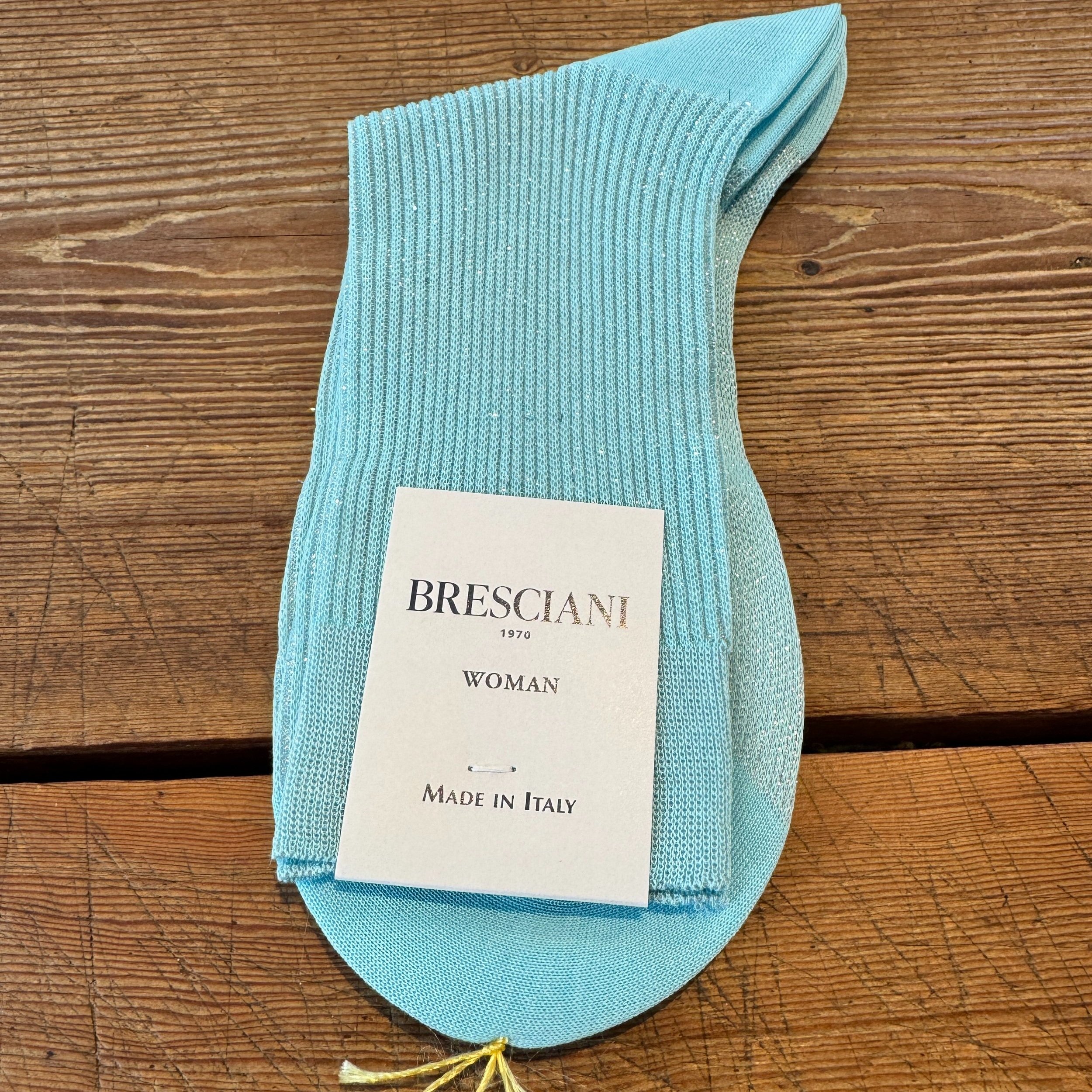 Women's Sparkle Socks - Sky Blue