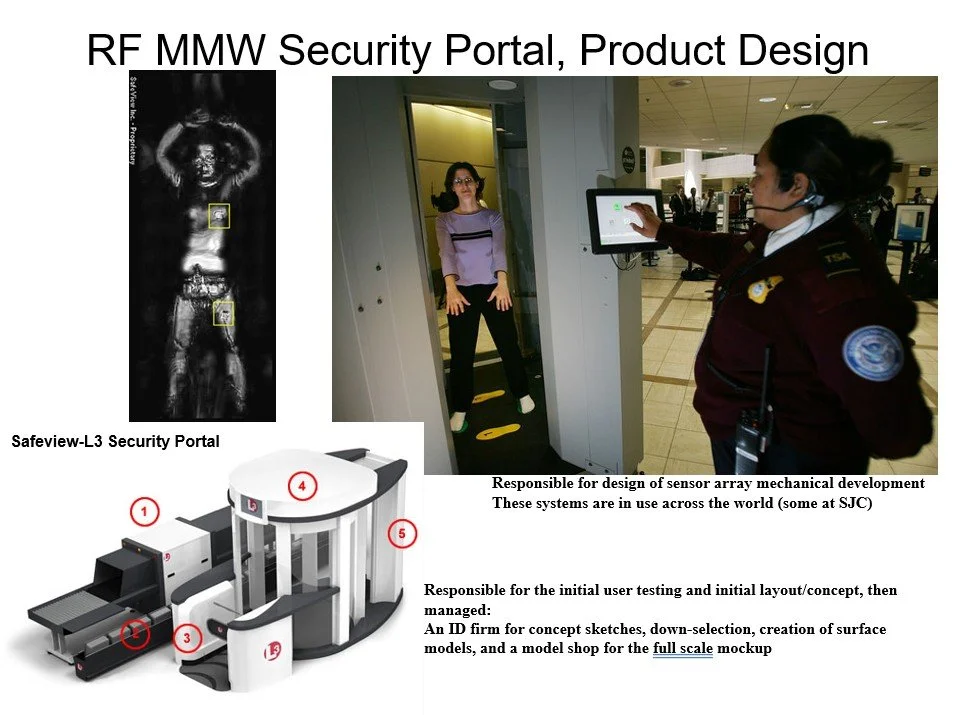 Airport Millimeter Wave Scan Arm