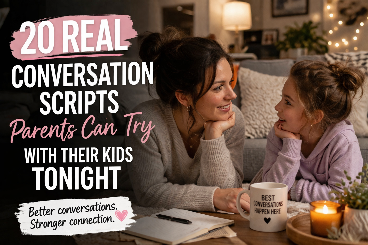 20 Real Conversation Scripts Parents Can Try With Their Kids Tonight (Even If They Say “I Don’t Know”)