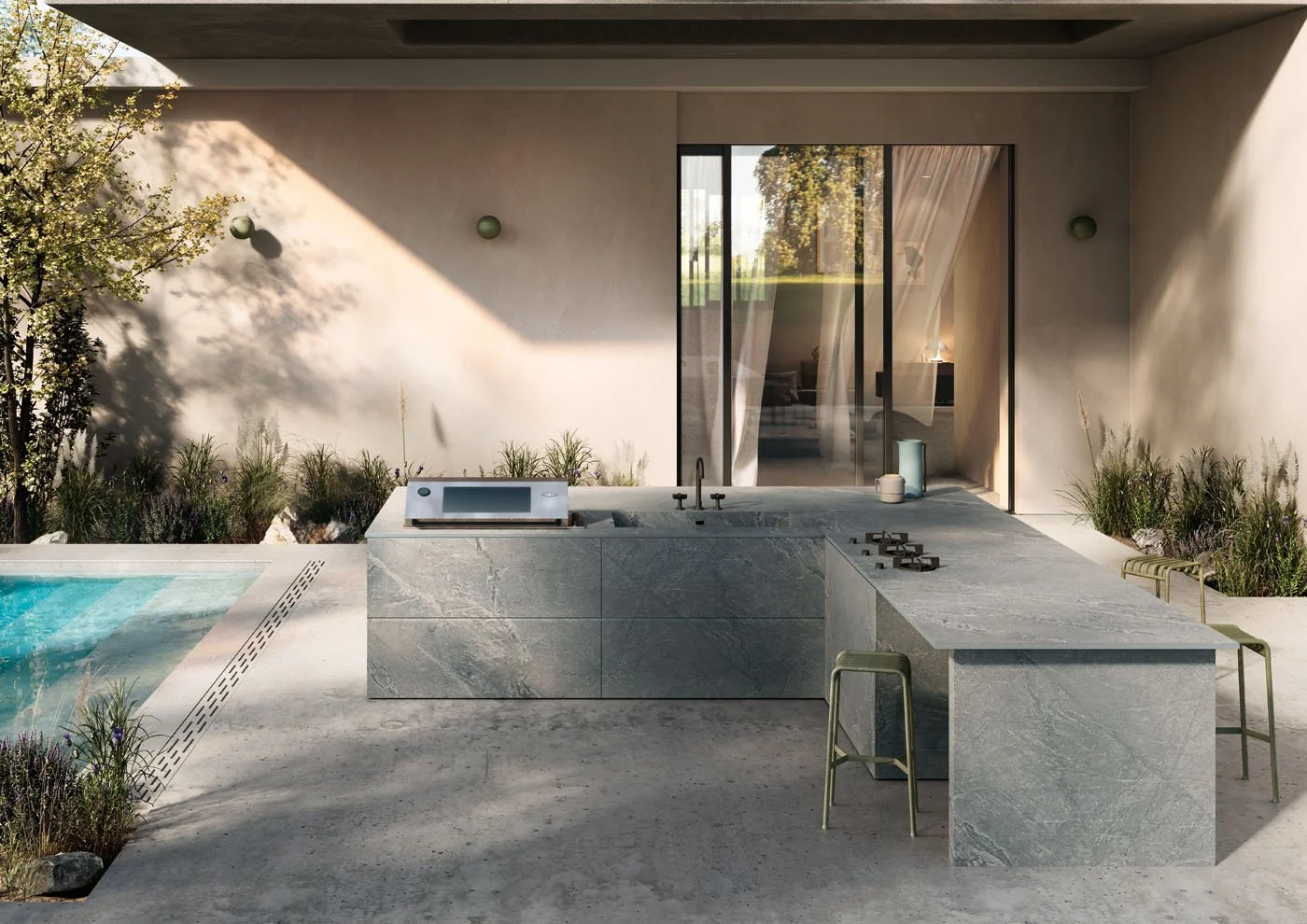 Sarasota Outdoor Kitchen Countertops: 11 Porcelain Inspirations for ...