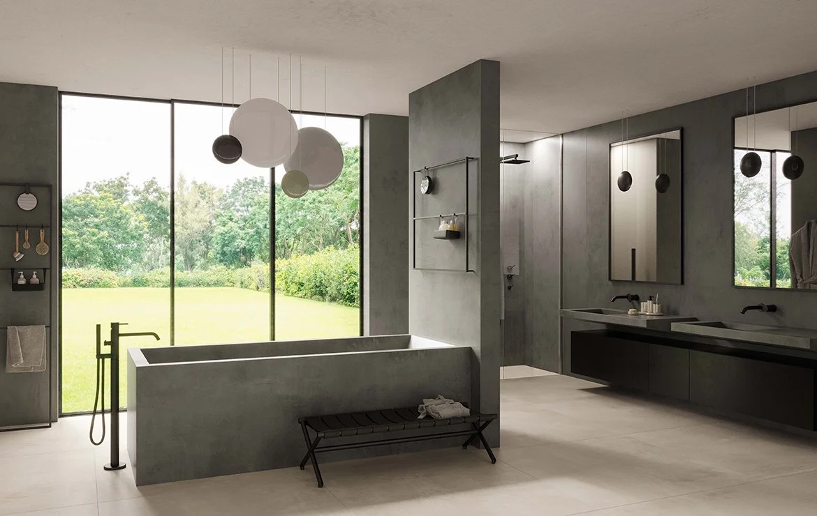Versatile & sophisticated, Boost Smoked complements various design styles. Use it for countertops, backsplashes, or even accent walls