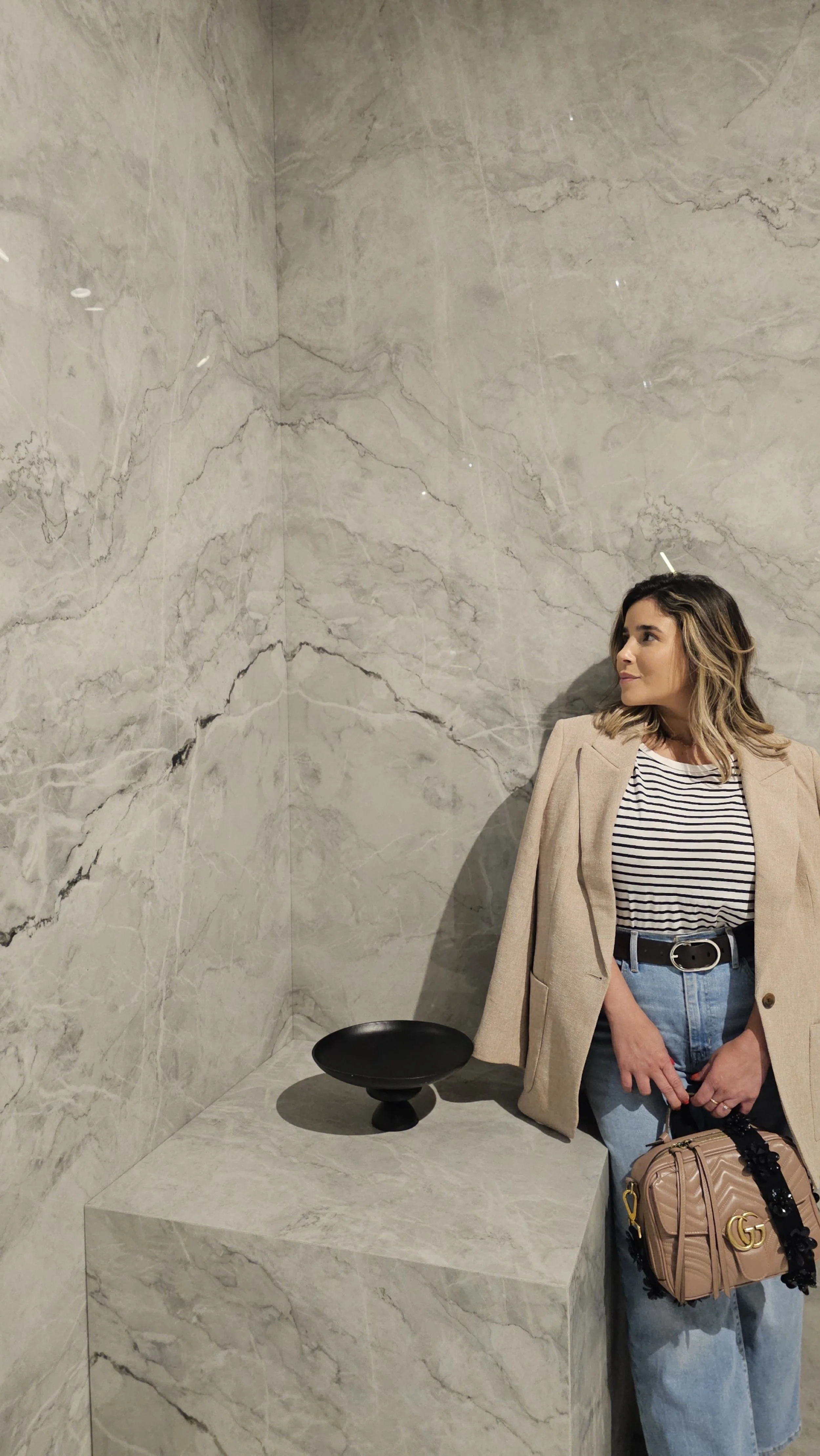 Marble wall porcelain slab.