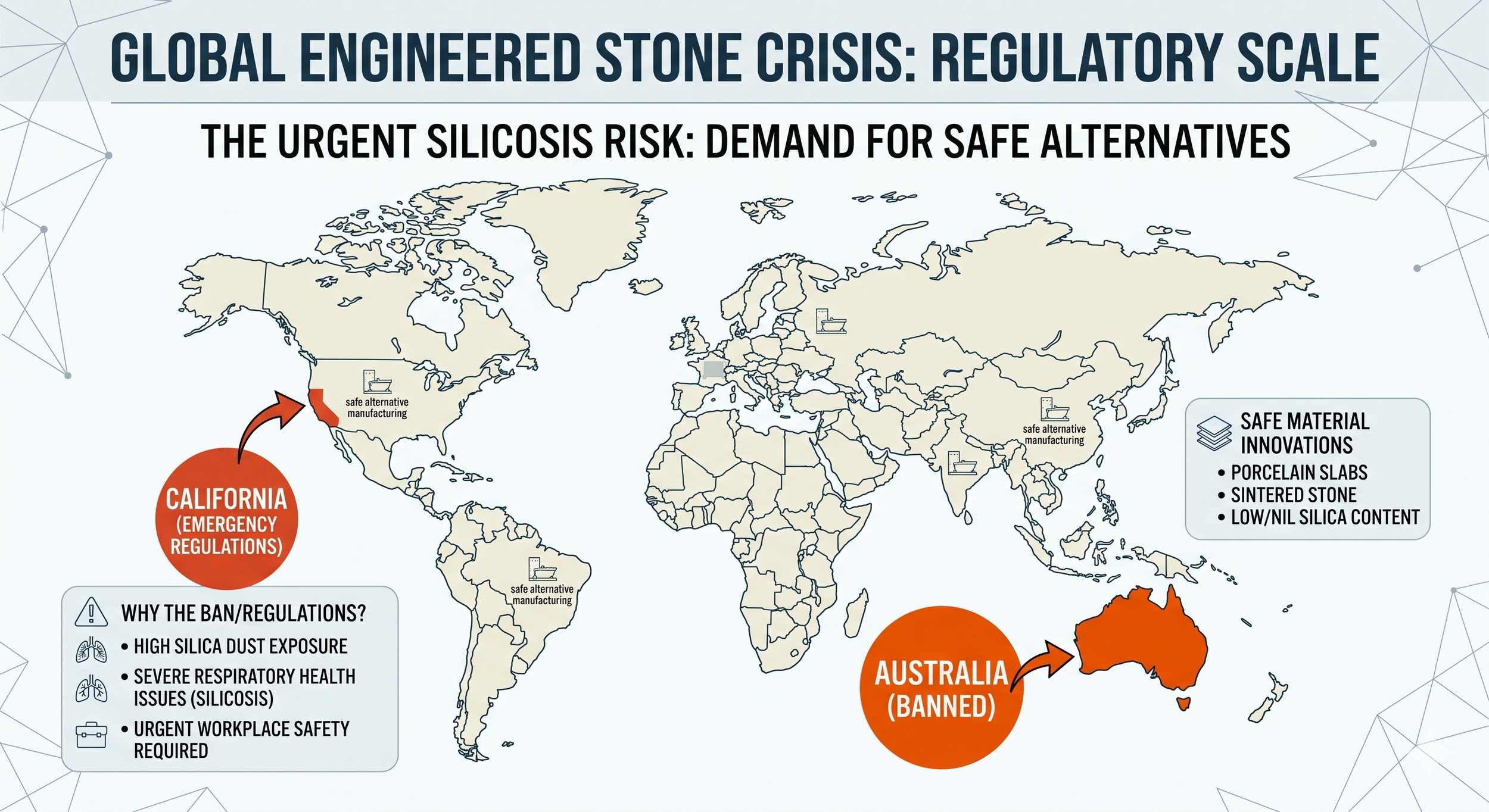 Silica-Free Surfaces: The Future of Healthy Design