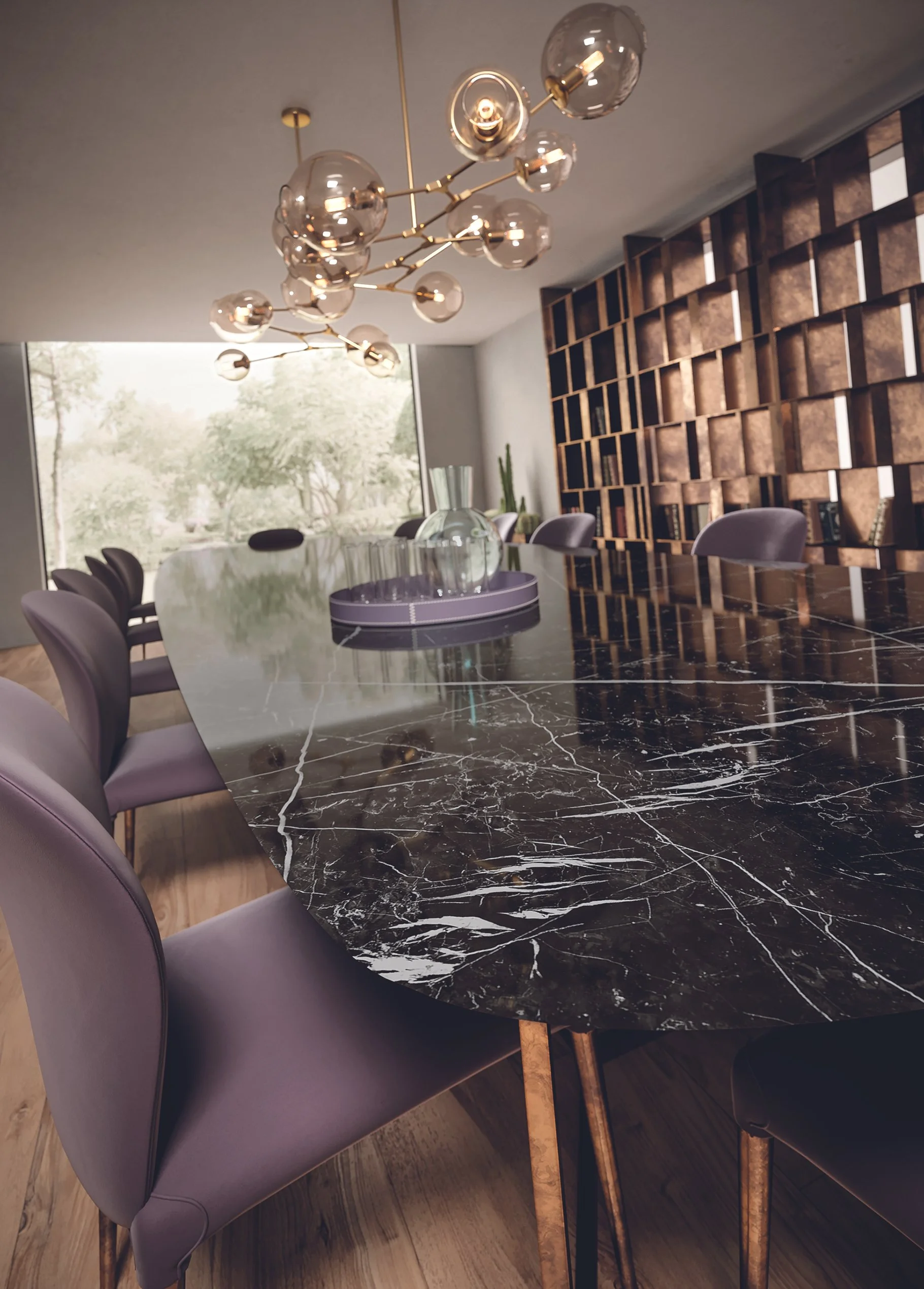 Comparison between slim edge and mitered edge porcelain countertop designs