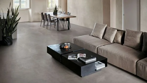 Crafted with care in Italy, Boost Smoked porcelain boasts a subtle, tactile finish that elevates any design.