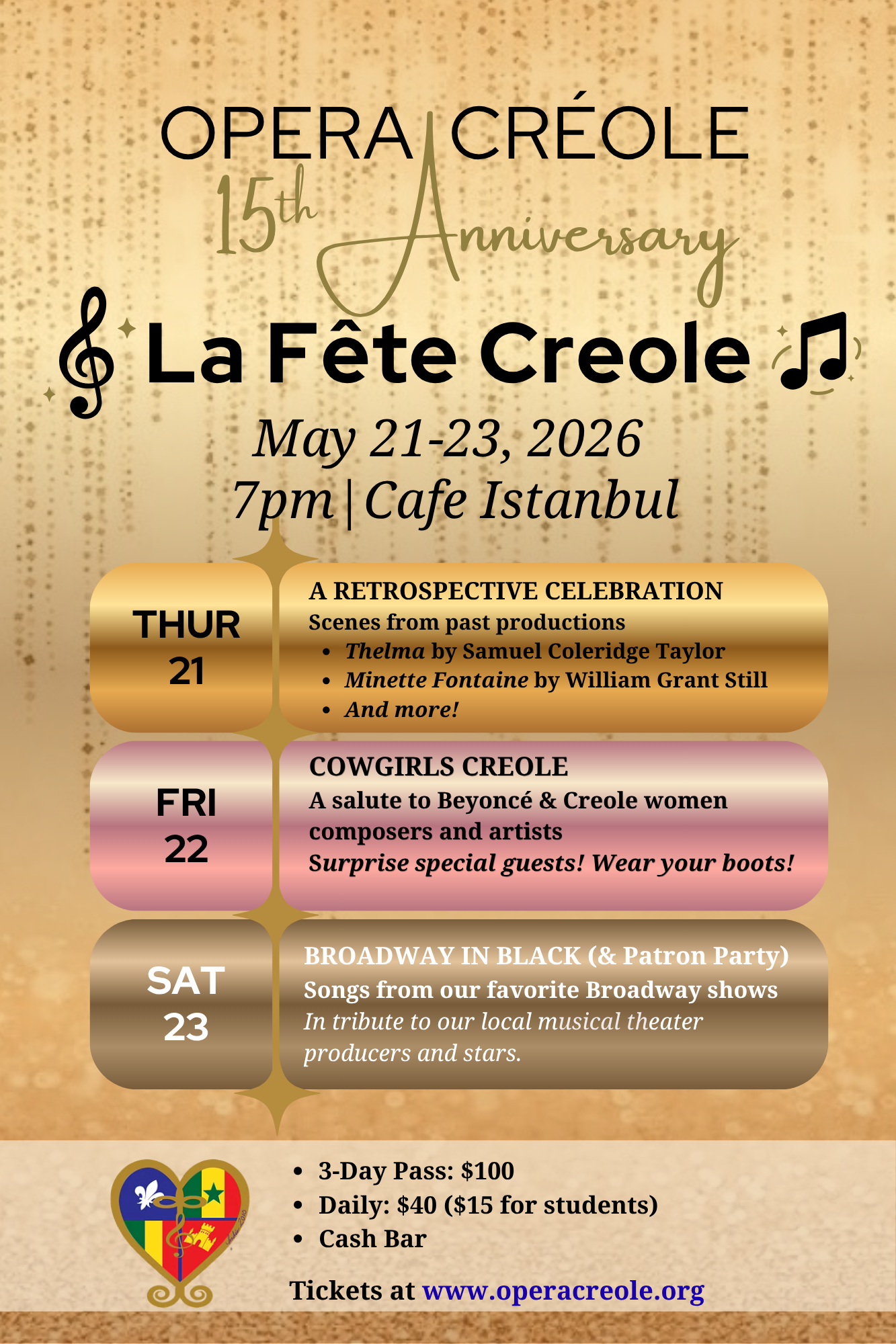 Opera Creole 15th Anniversary