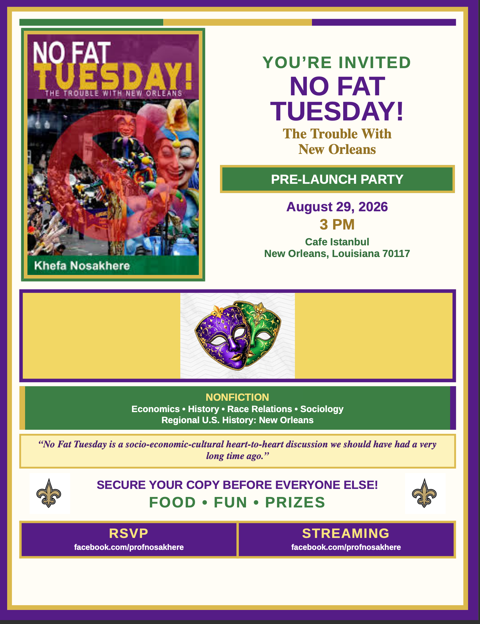 No Fat Tuesday The Trouble With New Orleans