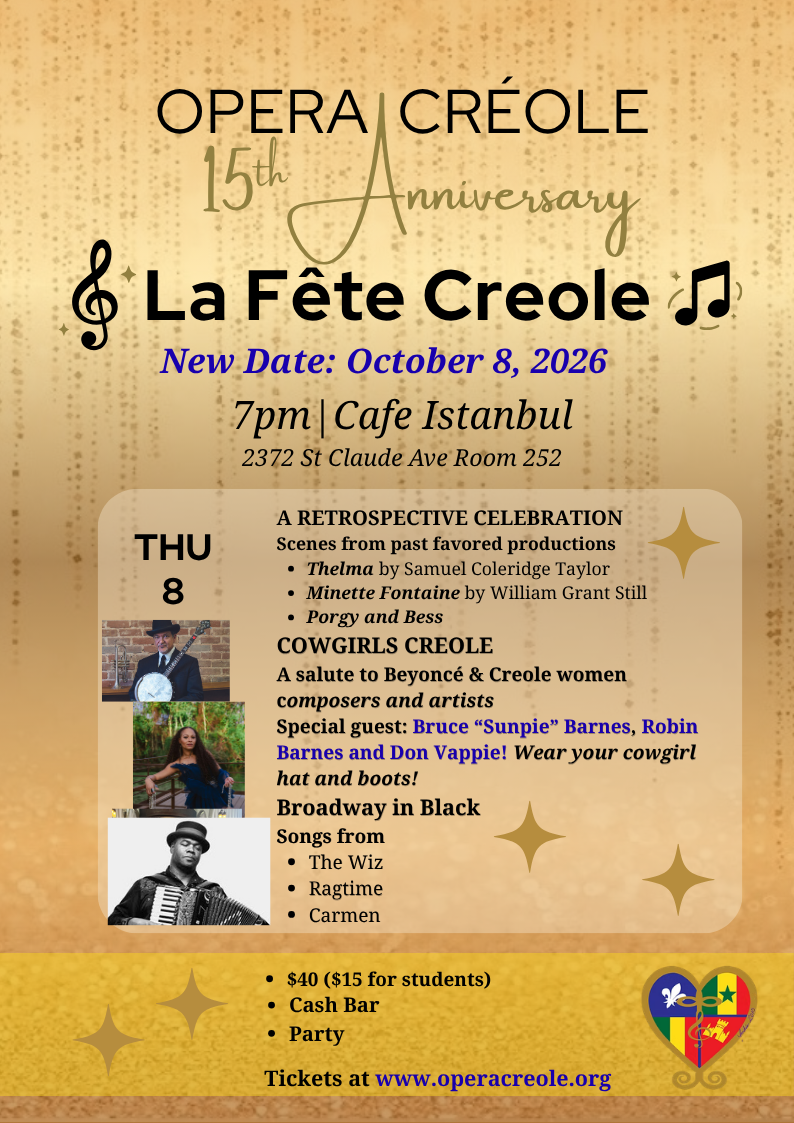 Opera Creole 15th Anniversary