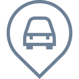Icon representing mobile notary service traveling directly to client locations across Greater Austin