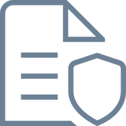 Icon representing a fully licensed, bonded, and insured notary public