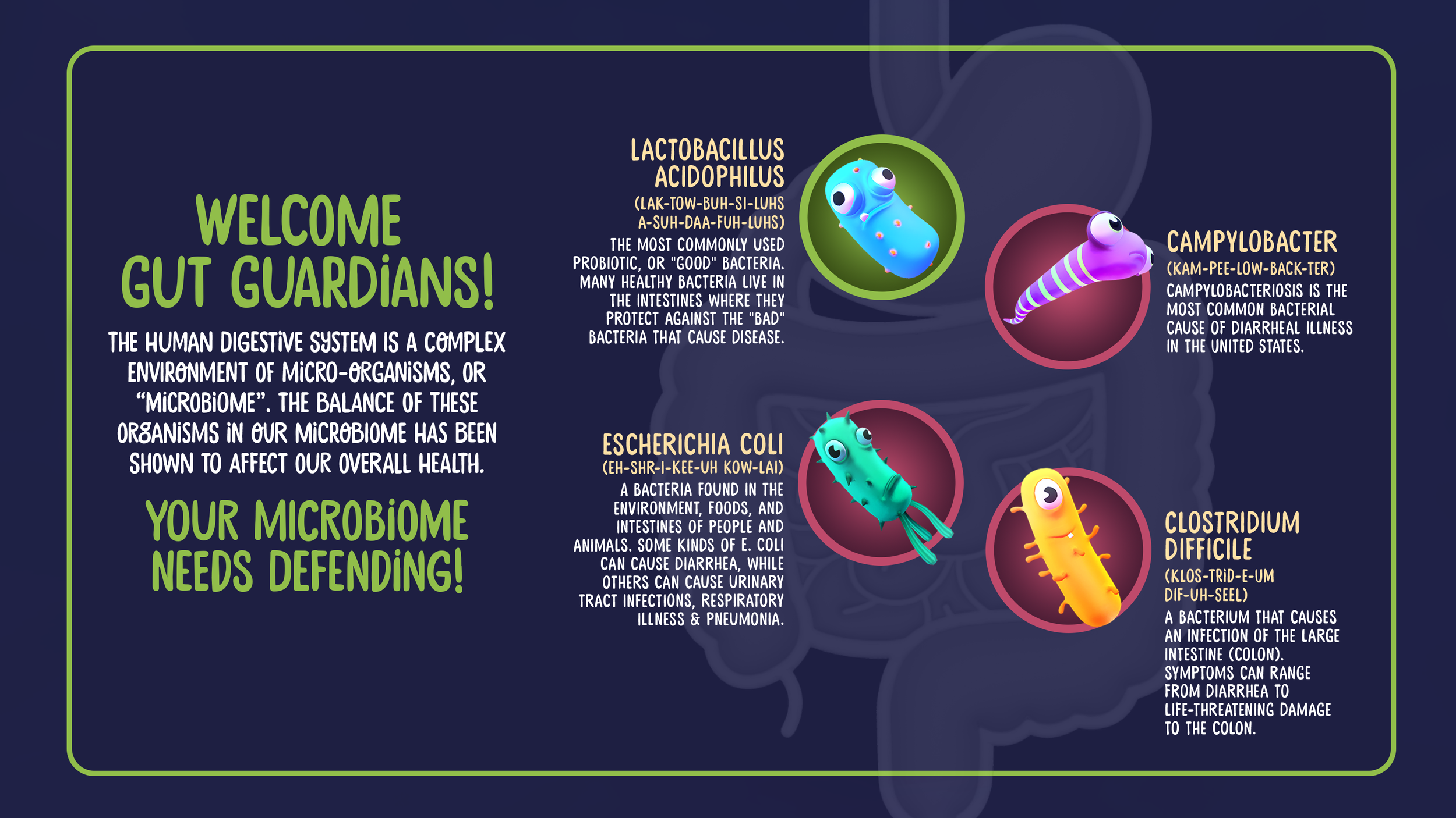 Welcome + Education Screen