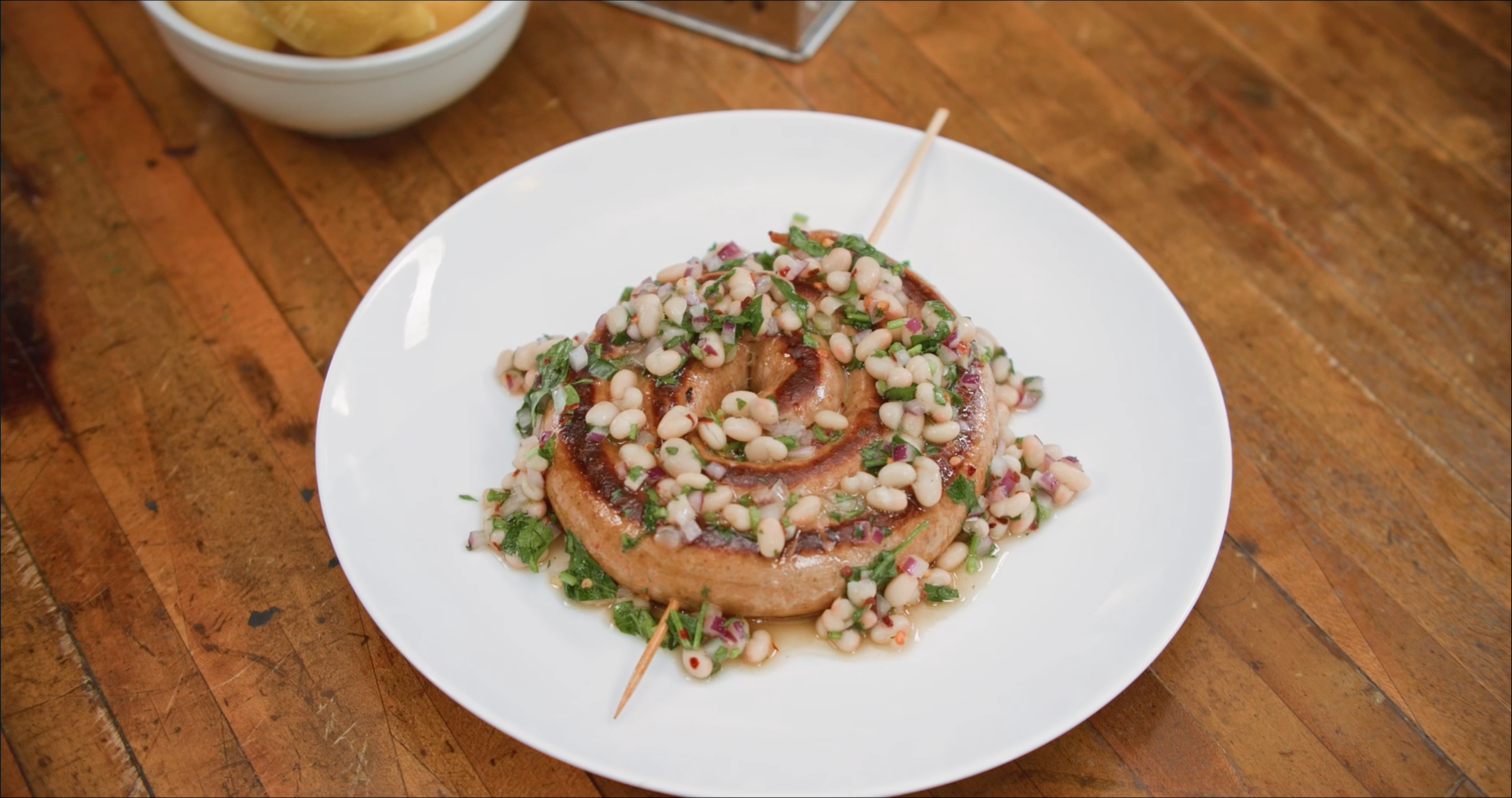 Ensalada de habichuelas blancas