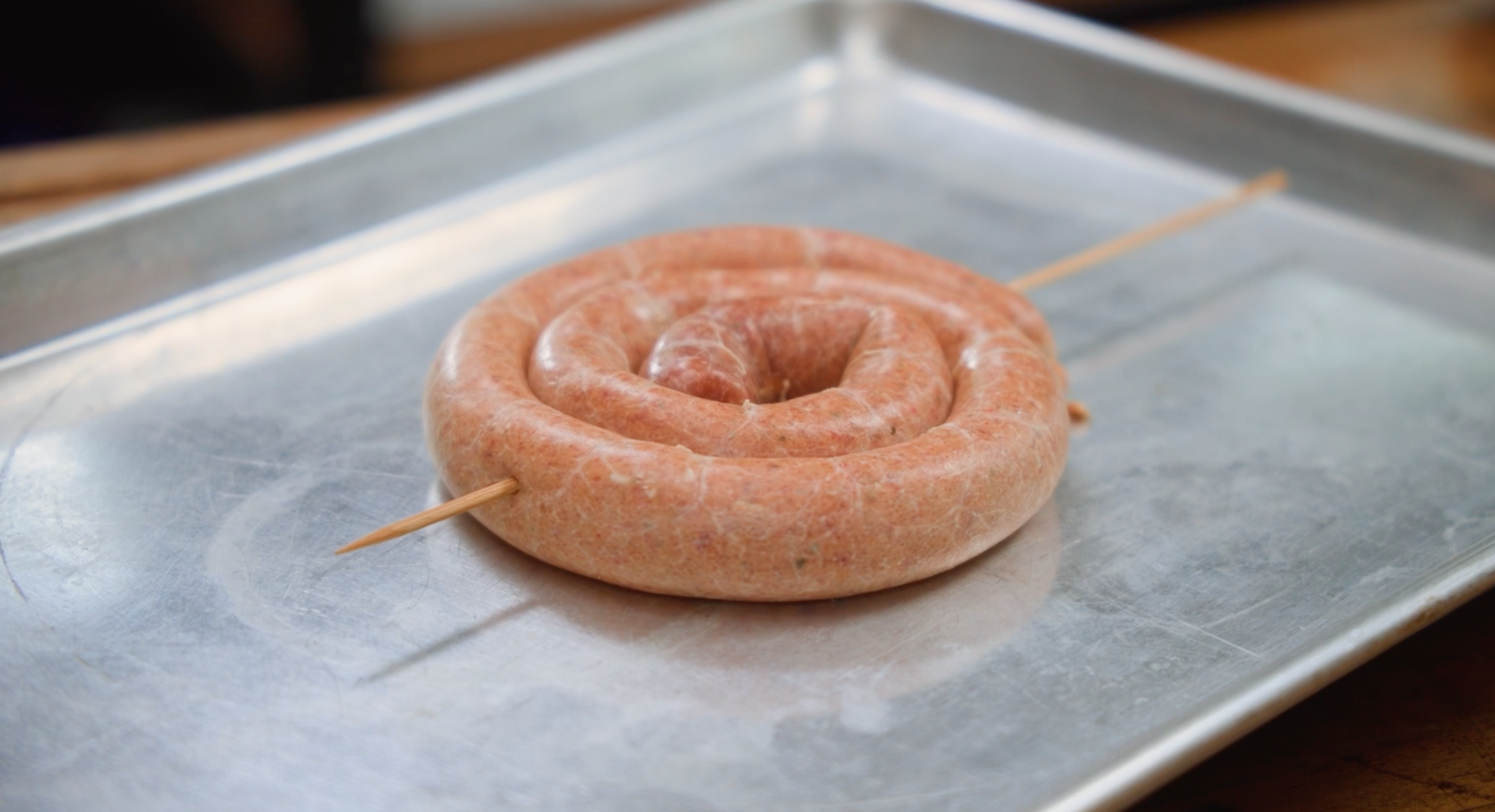 Longaniza de cerdo y pez espada