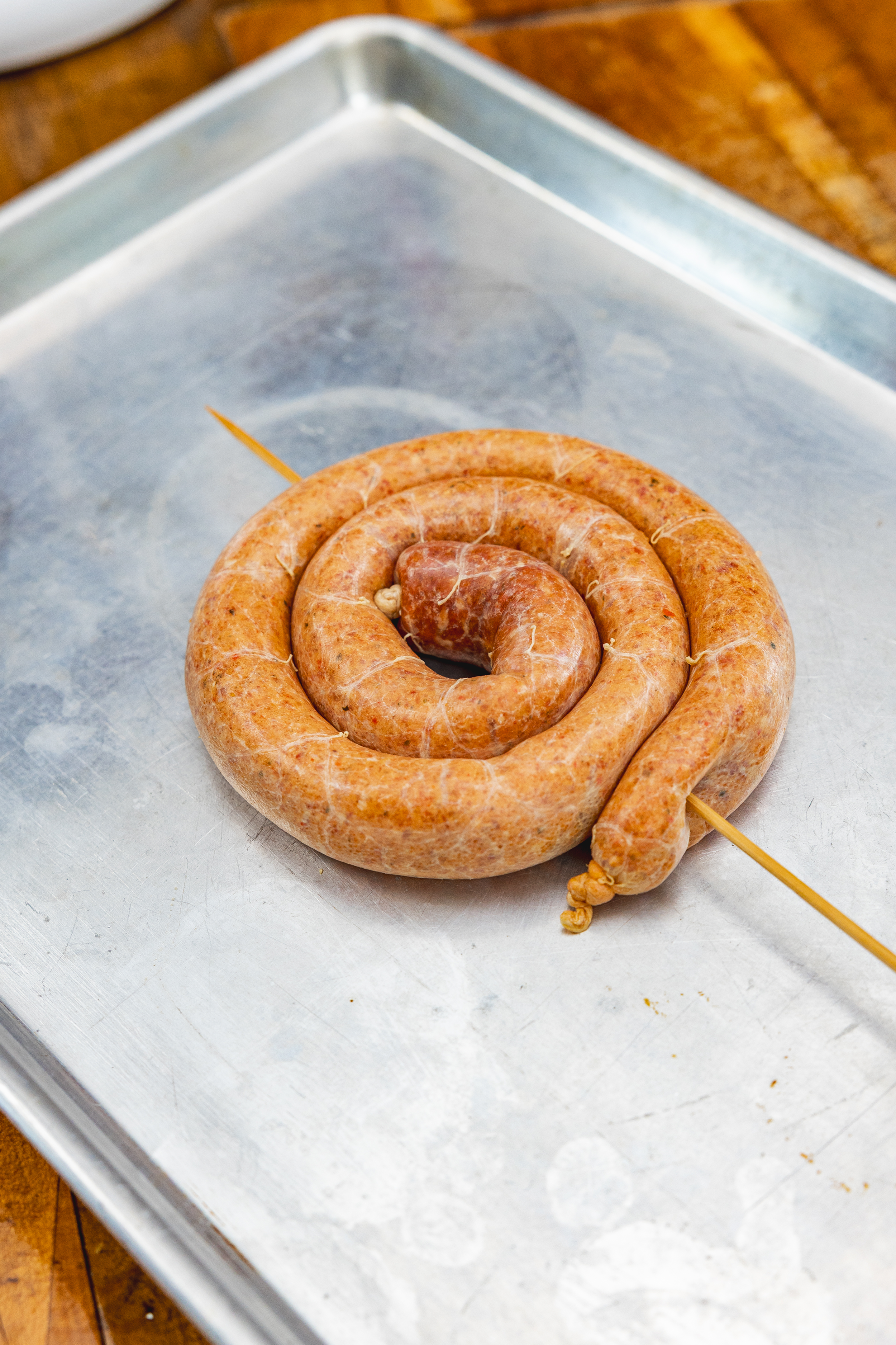 Longaniza de cerdo y pez espada