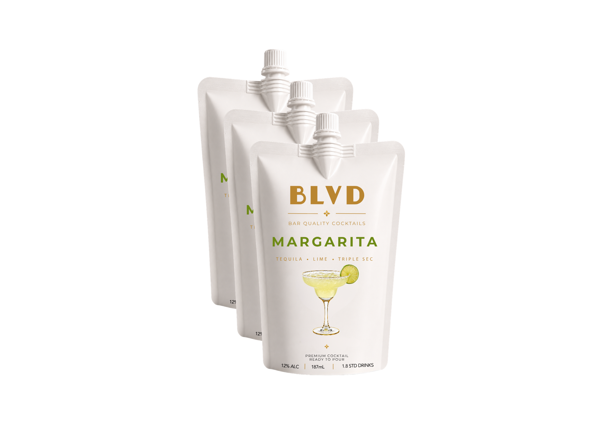 BLVD Margarita Pouch 3 Pack