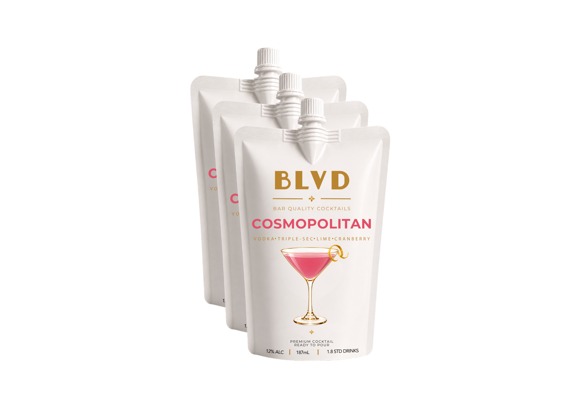 BLVD Cosmopolitan Pouch 3 Pack