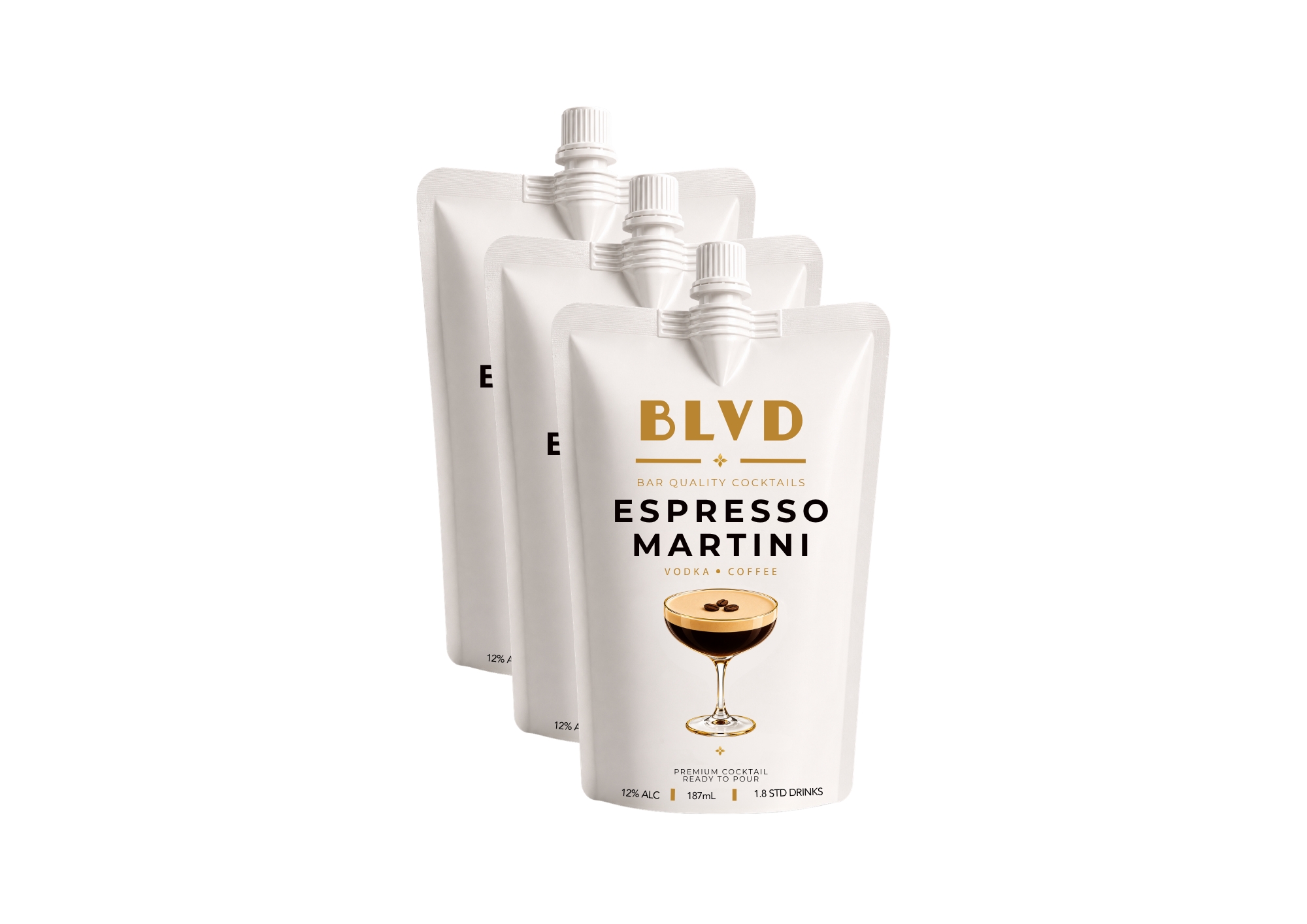 BLVD Lychee Martini Pouch 3 Pack