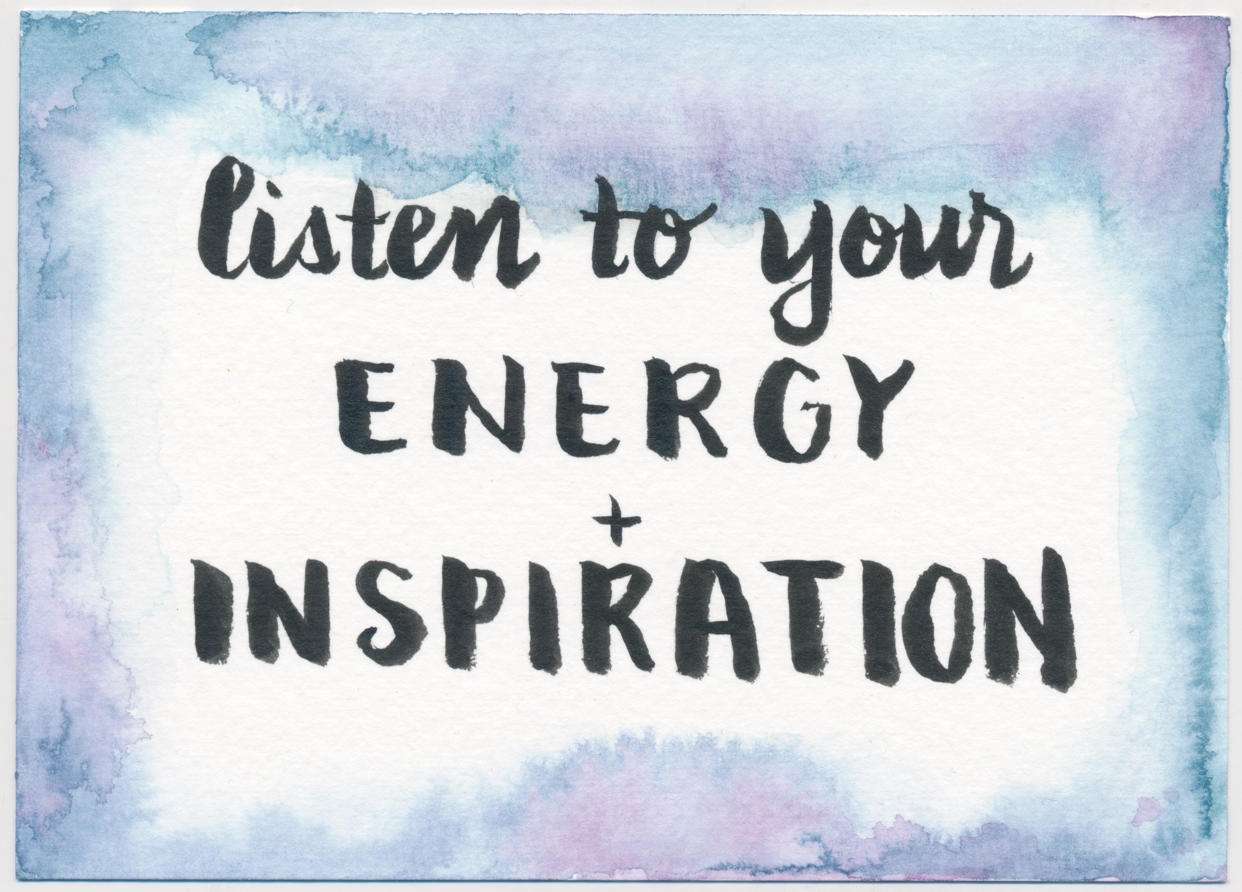 Energy and Inspiration No. 1