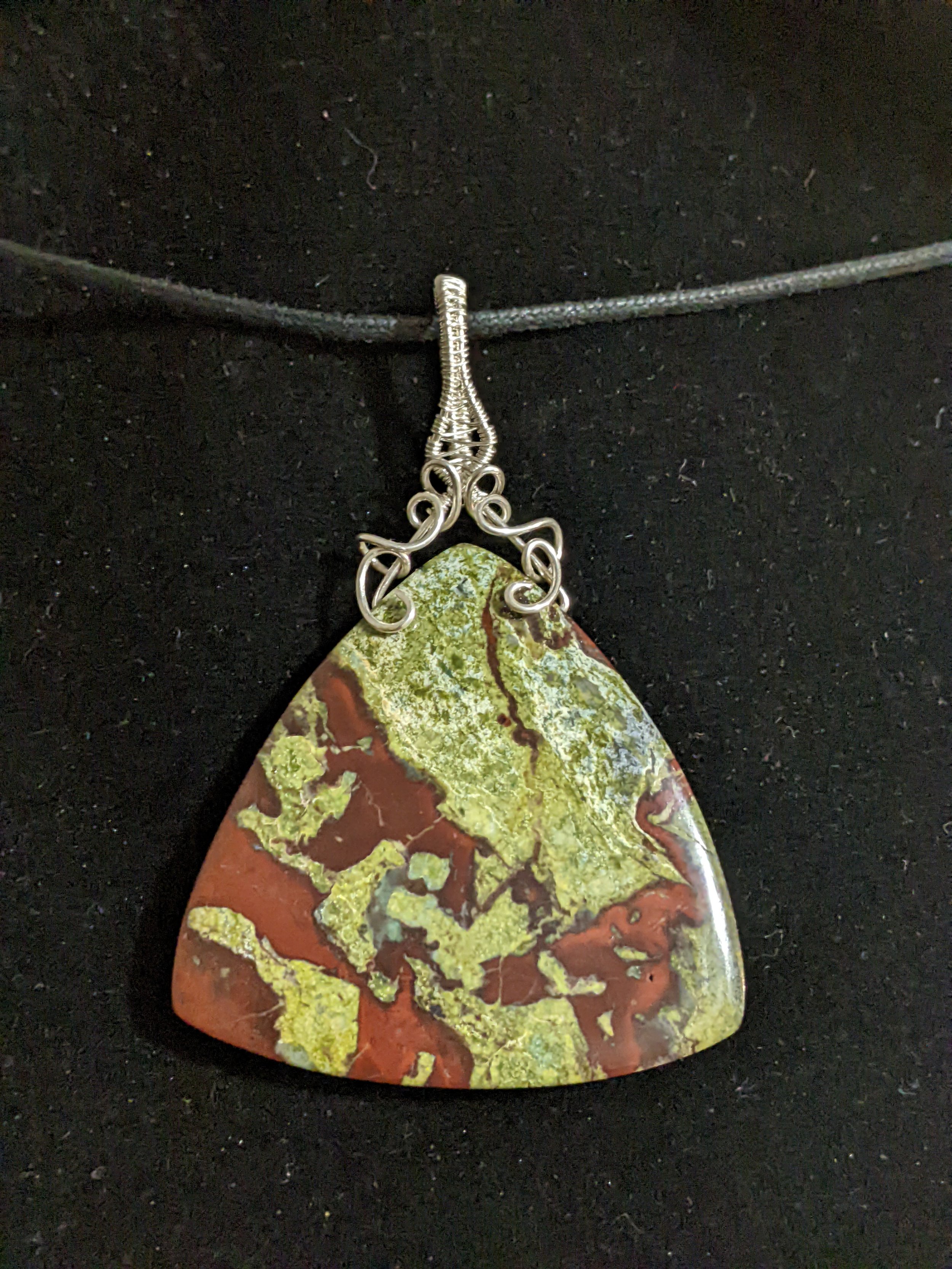 Bloodstone In Sterling Silver