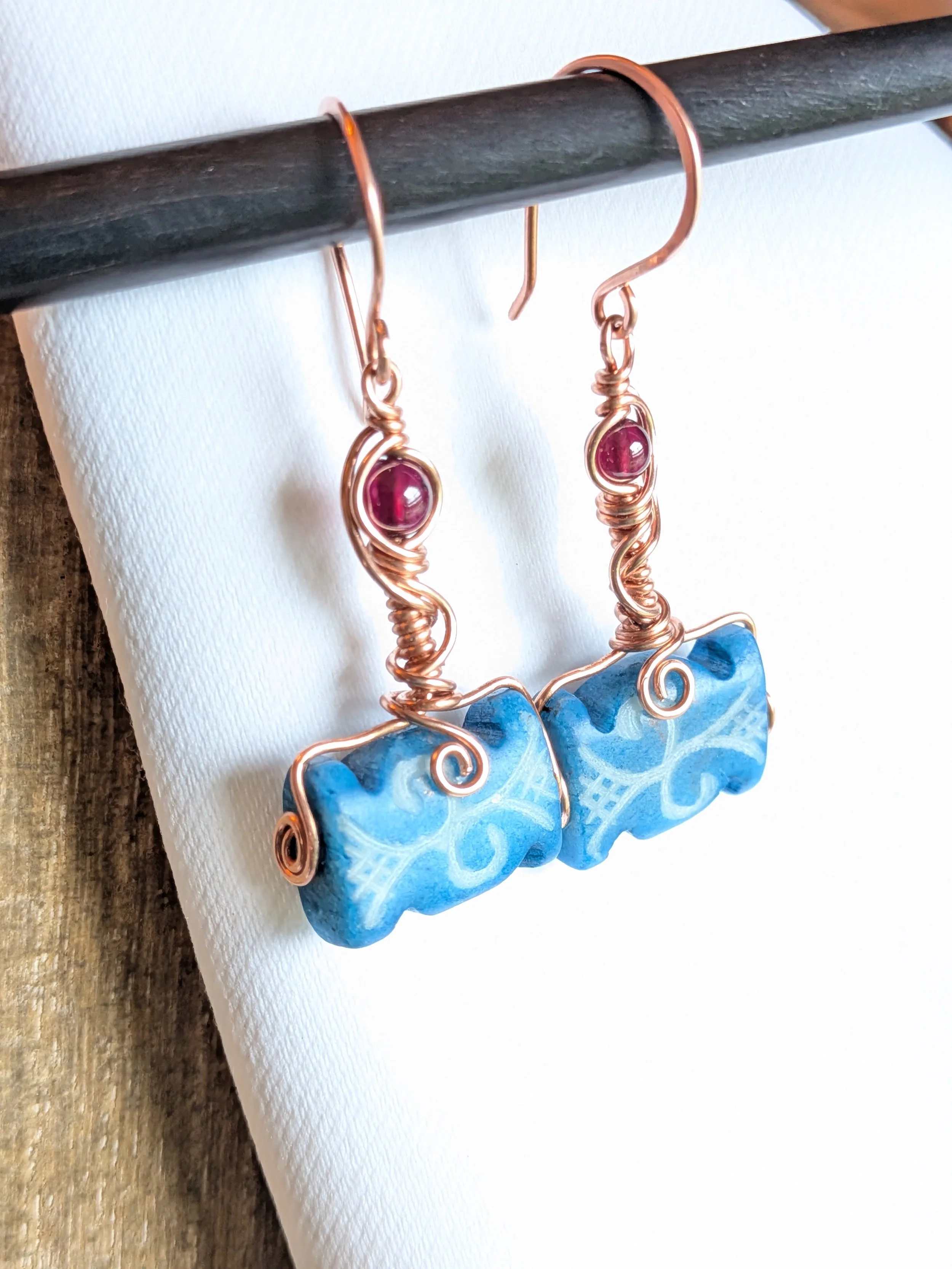 Norse Inspired Mjölnir Drop Earrings