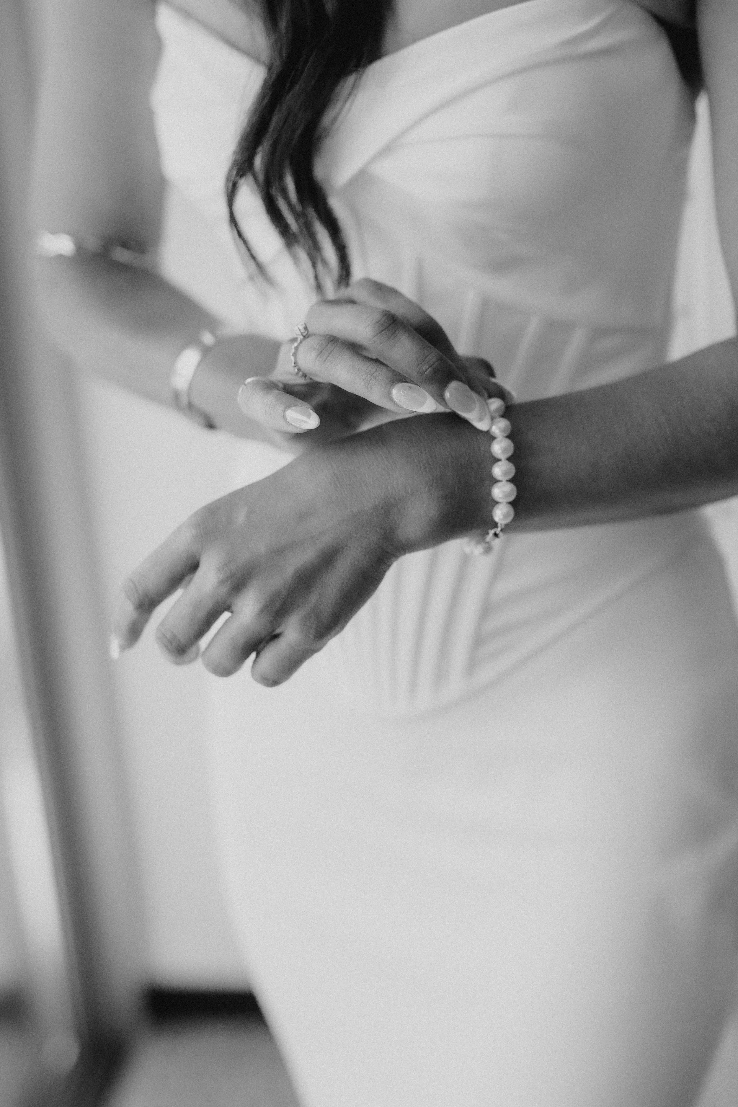 Black and White bride details at prep in Margaret river Western Australia 