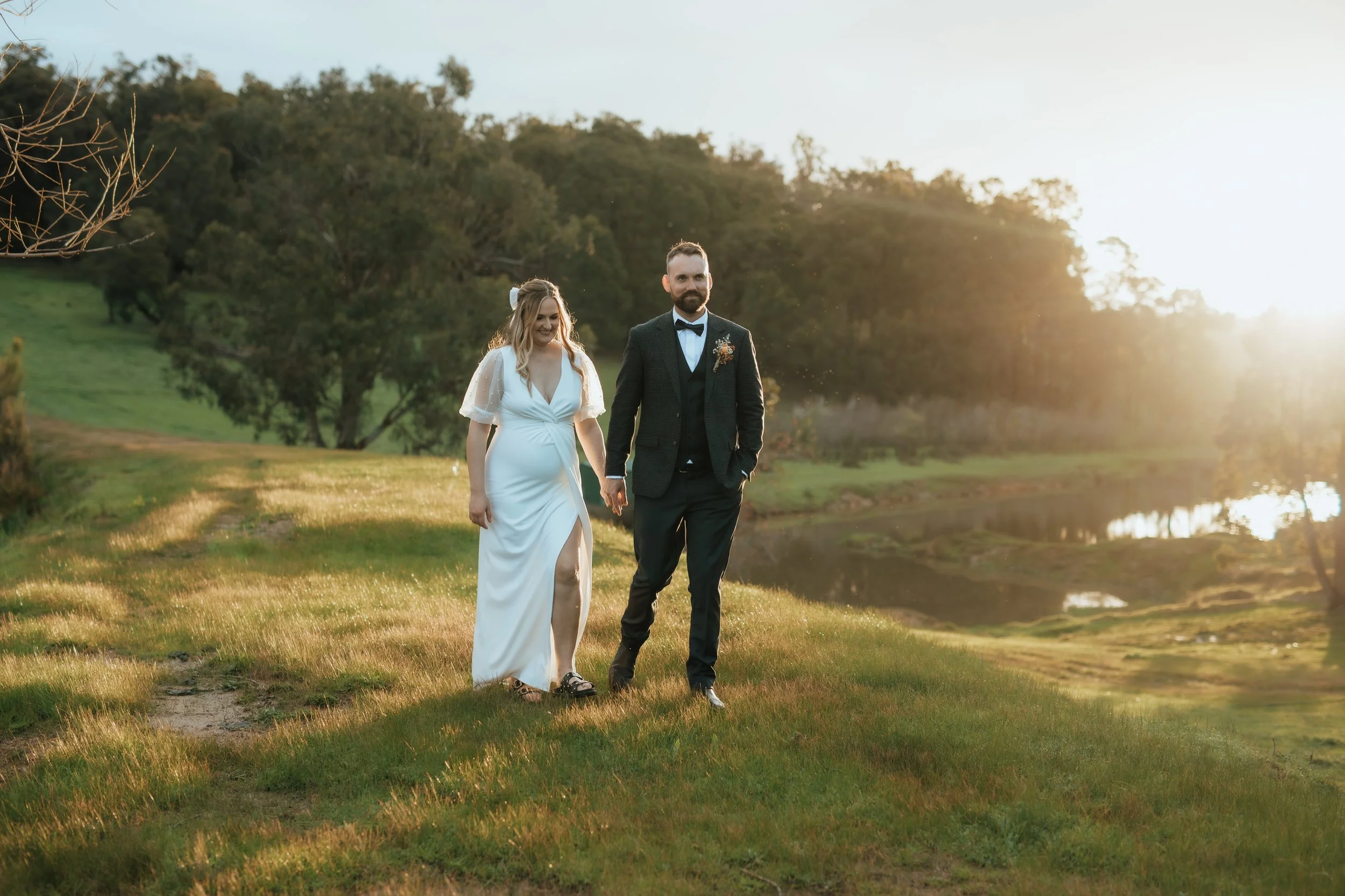 Sunset Wedding Portraits That Feel Like You
