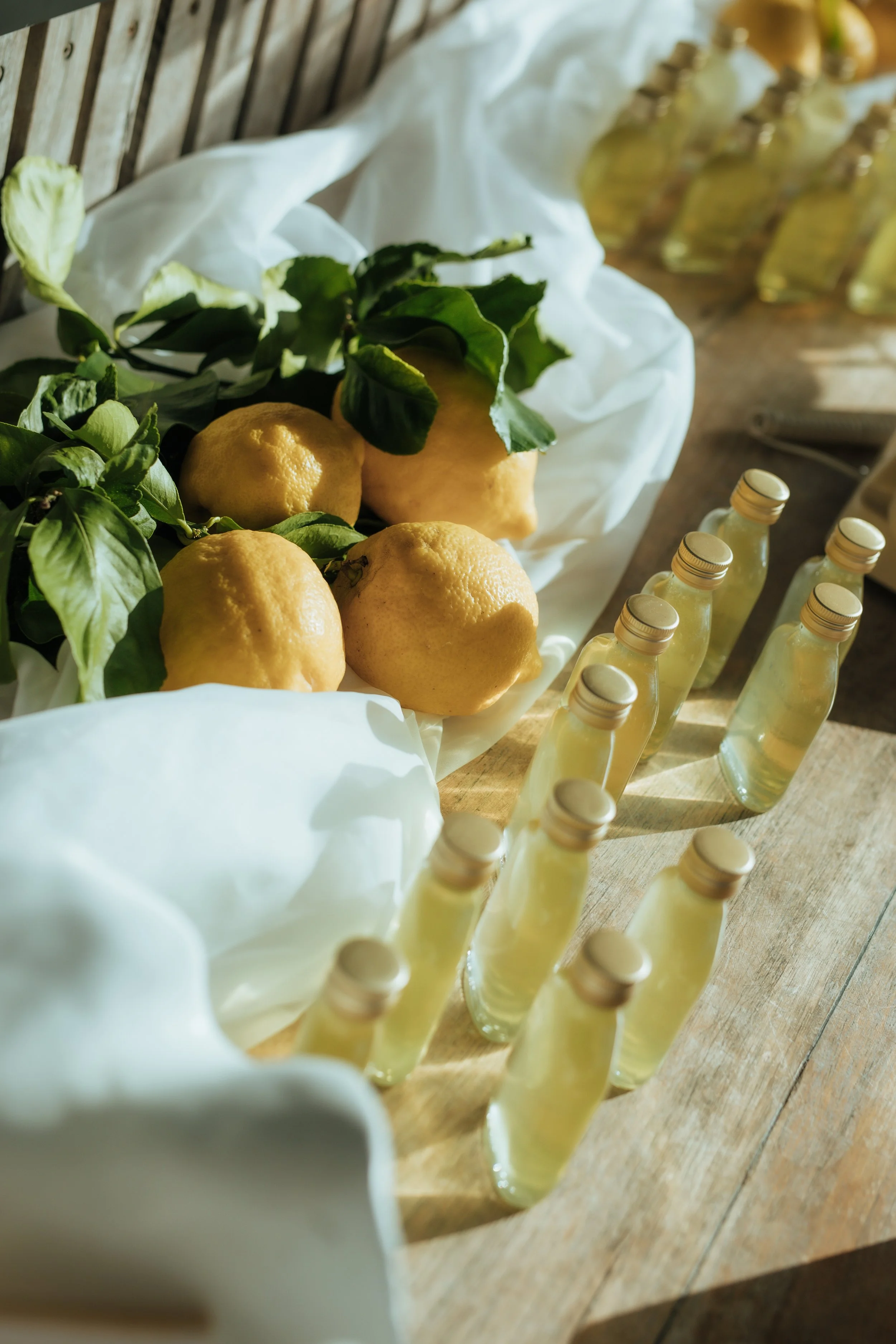 Limoncello at a Margaret River beach wedding in December 2025