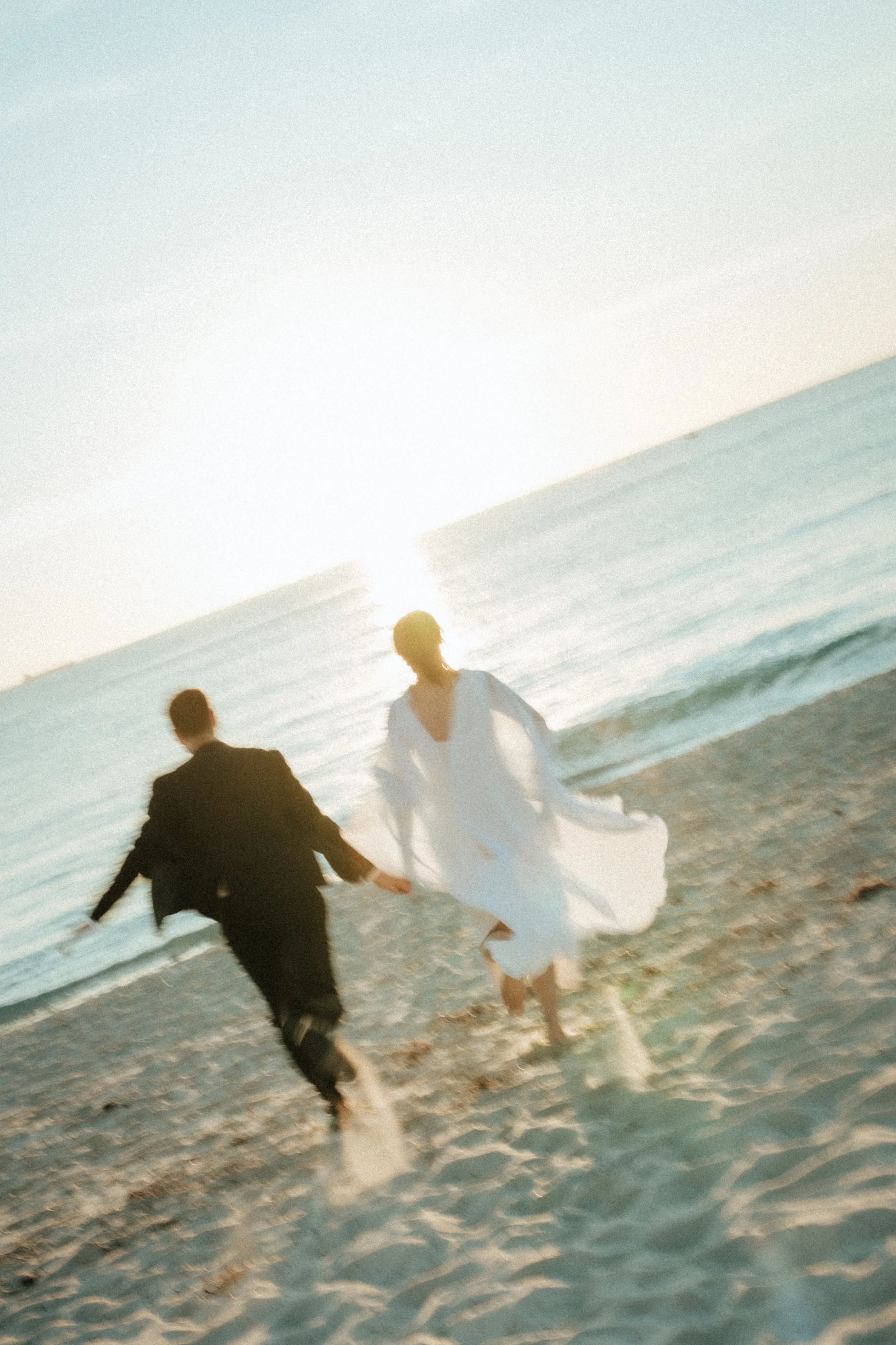 Film photography on the beach in Perth 