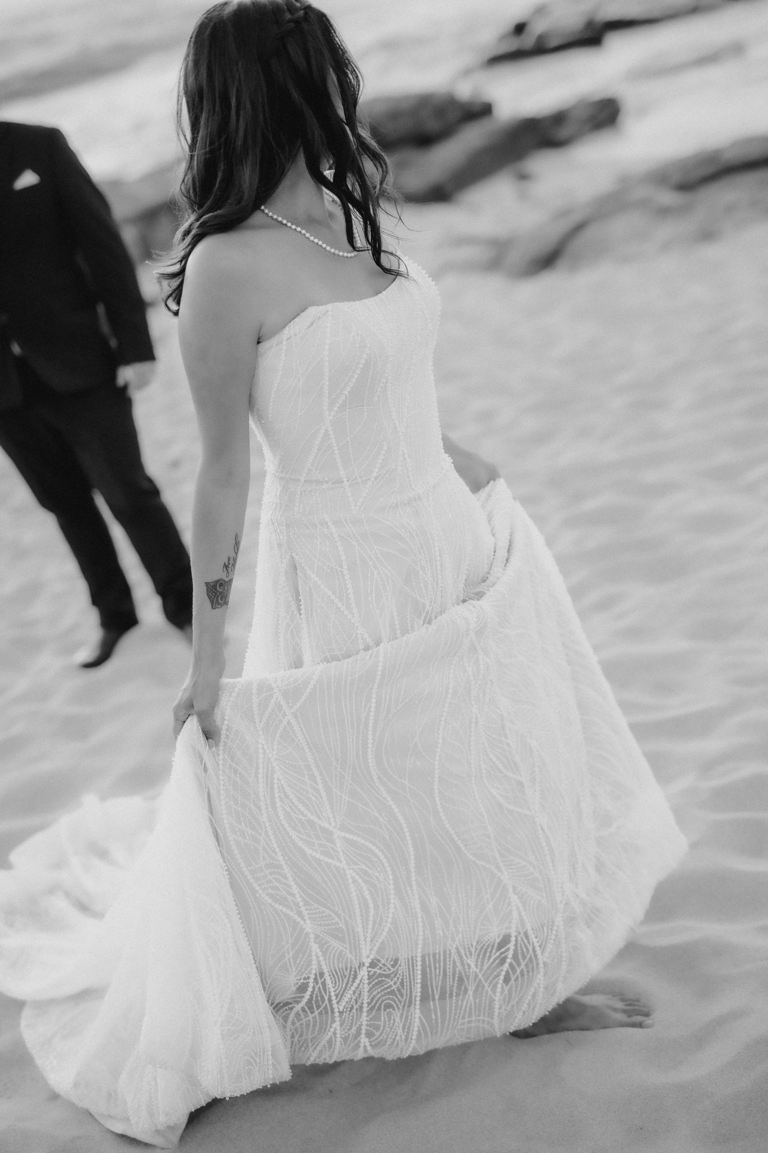 Bride Margaret River beach photos