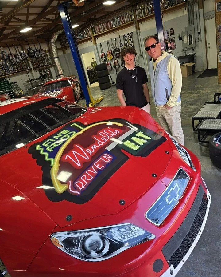 We're excited to be supporting our local track &mdash; Nashville Fairgrounds Speedway &mdash; to keep it alive! Local team and driver, Aidan Potter Racing. Come see the race sometime and see our logo go &lsquo;round and &lsquo;round! 🏁
