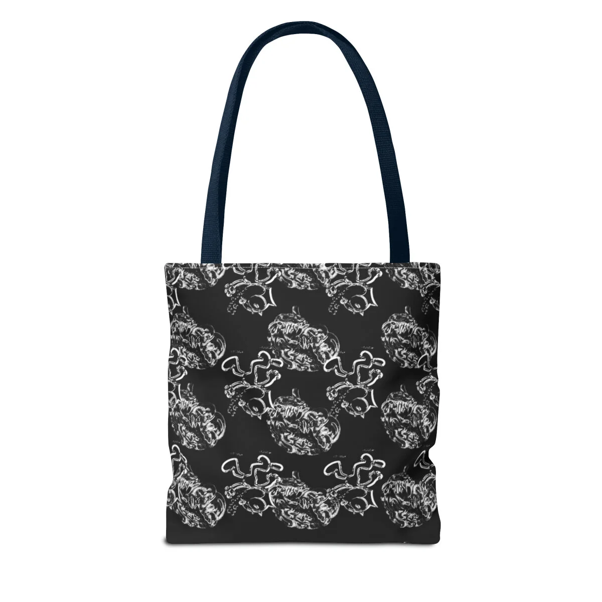 Black Chrome Tote Bag — In My Mind