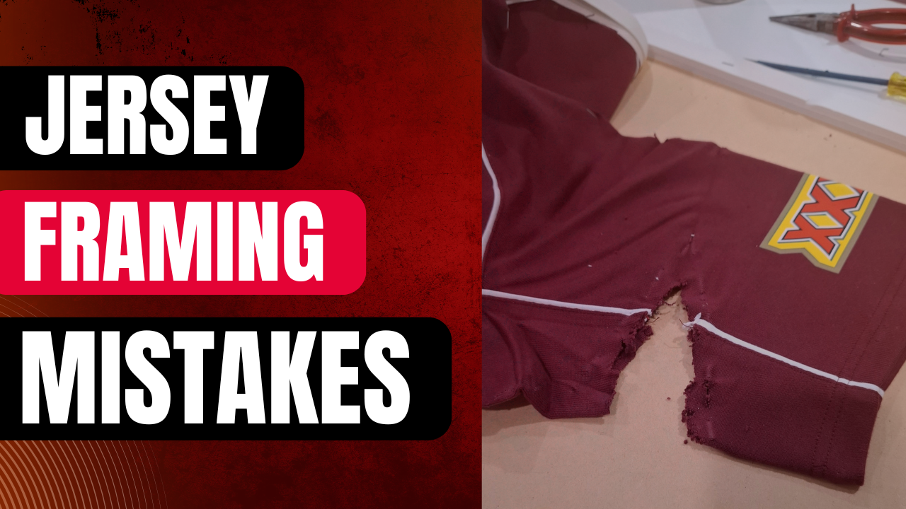 Ways to NOT frame a Jersey