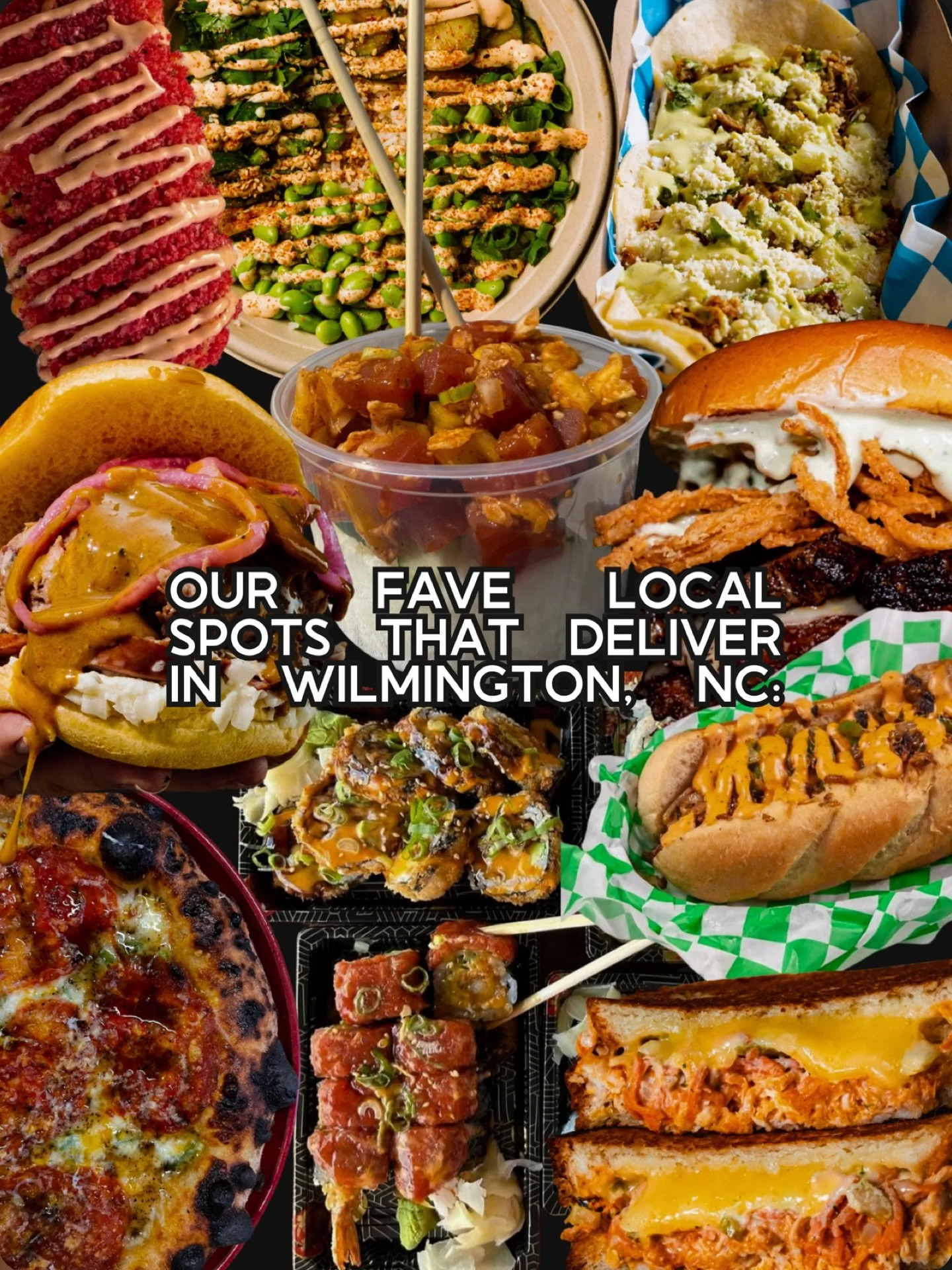 While NO ONE knows if it&rsquo;s actually going to snow this weekend or not, we do know it&rsquo;s NOT going to be nice out. 

So when you&rsquo;re ready to get dinner delivered right to your door instead of leaving the house, here&rsquo;s a reminder