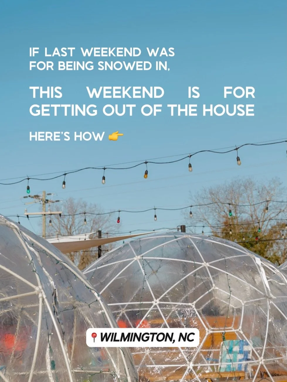 Last weekend&rsquo;s meant a lot of Wilmington&rsquo;s local spots had to close or say way less traffic than usual. If you&rsquo;re able to, show some love to small businesses this weekend. 🫶

To make it easier to decide where to go, swipe for a lis