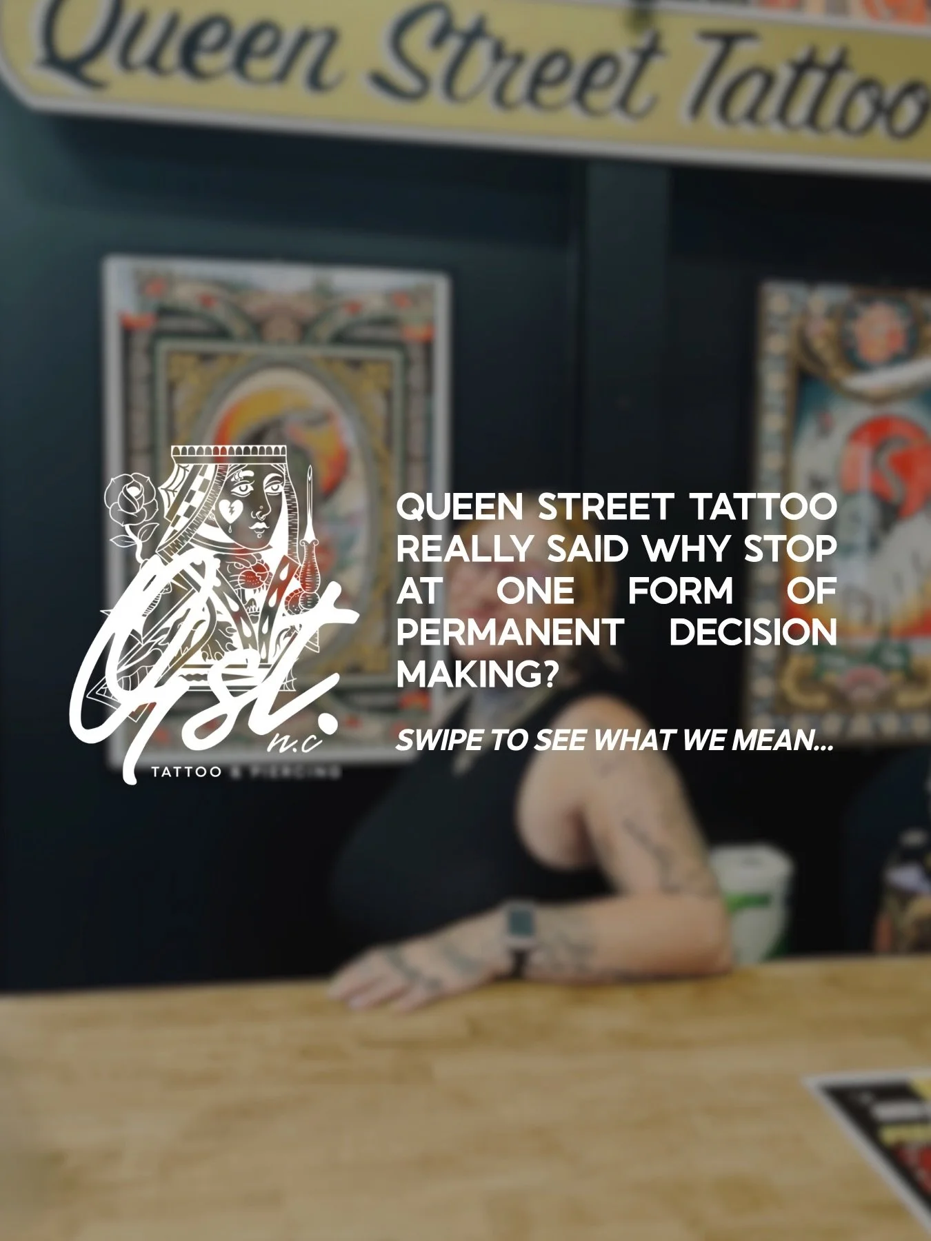 They&rsquo;ve been doing their thing in the Cargo District for a while now, and they just made it even better&hellip;

@queenstreettattoo_nc is now offering piercing services by @jandpiercings, alongside their tattoo work!💎🍾

Their online booking s