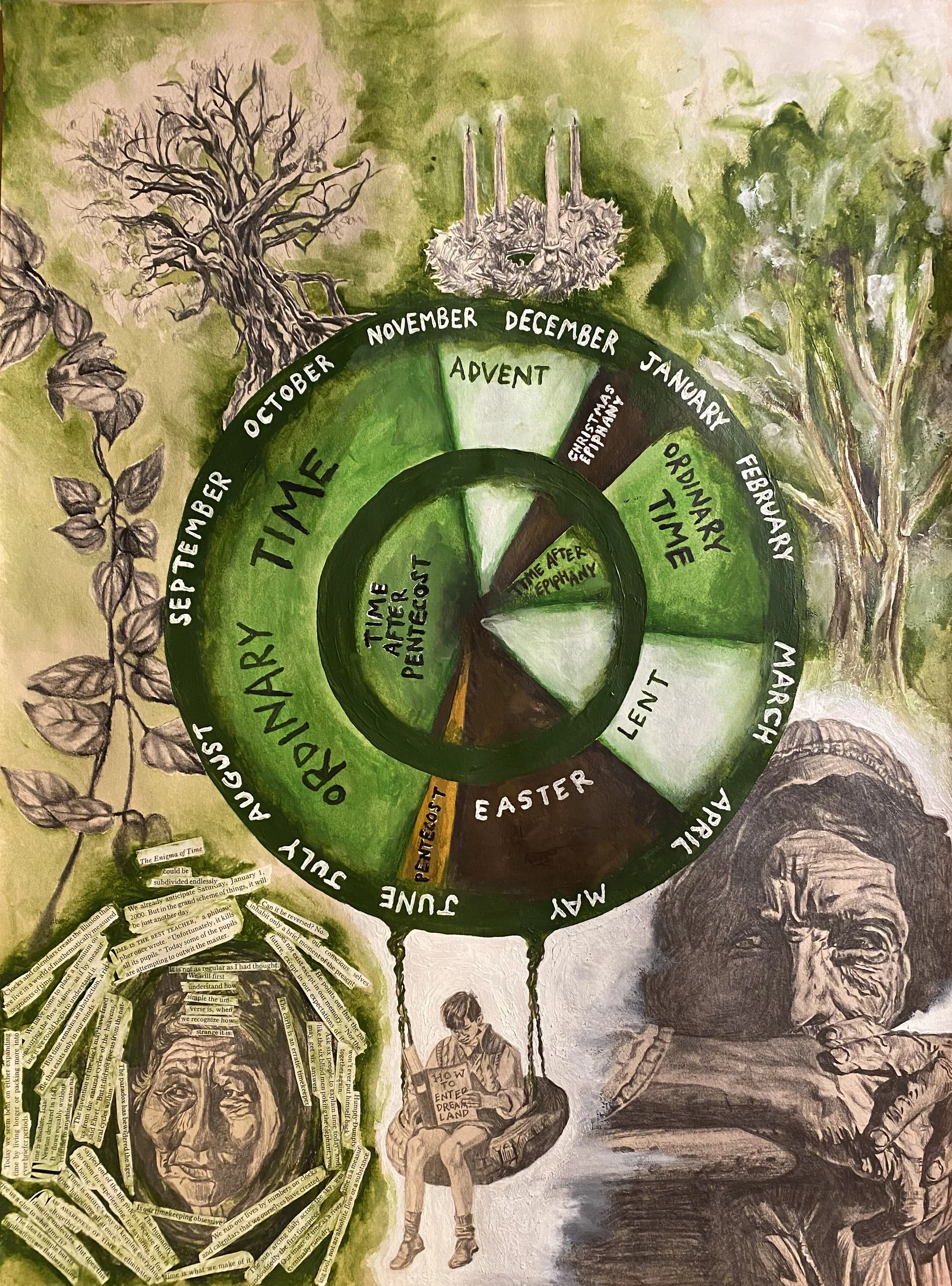 Liturgical Calender Print-Large