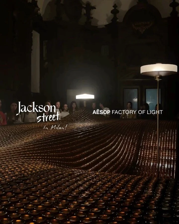 Milan Design Week. 

@aesop presents The Factory of Light - a sensory installation unveiled during Milan Design Week inside Brera&rsquo;s 15th-century Chiesa del Carmine. 

Created in collaboration with March Studio, the immersive space explores the 