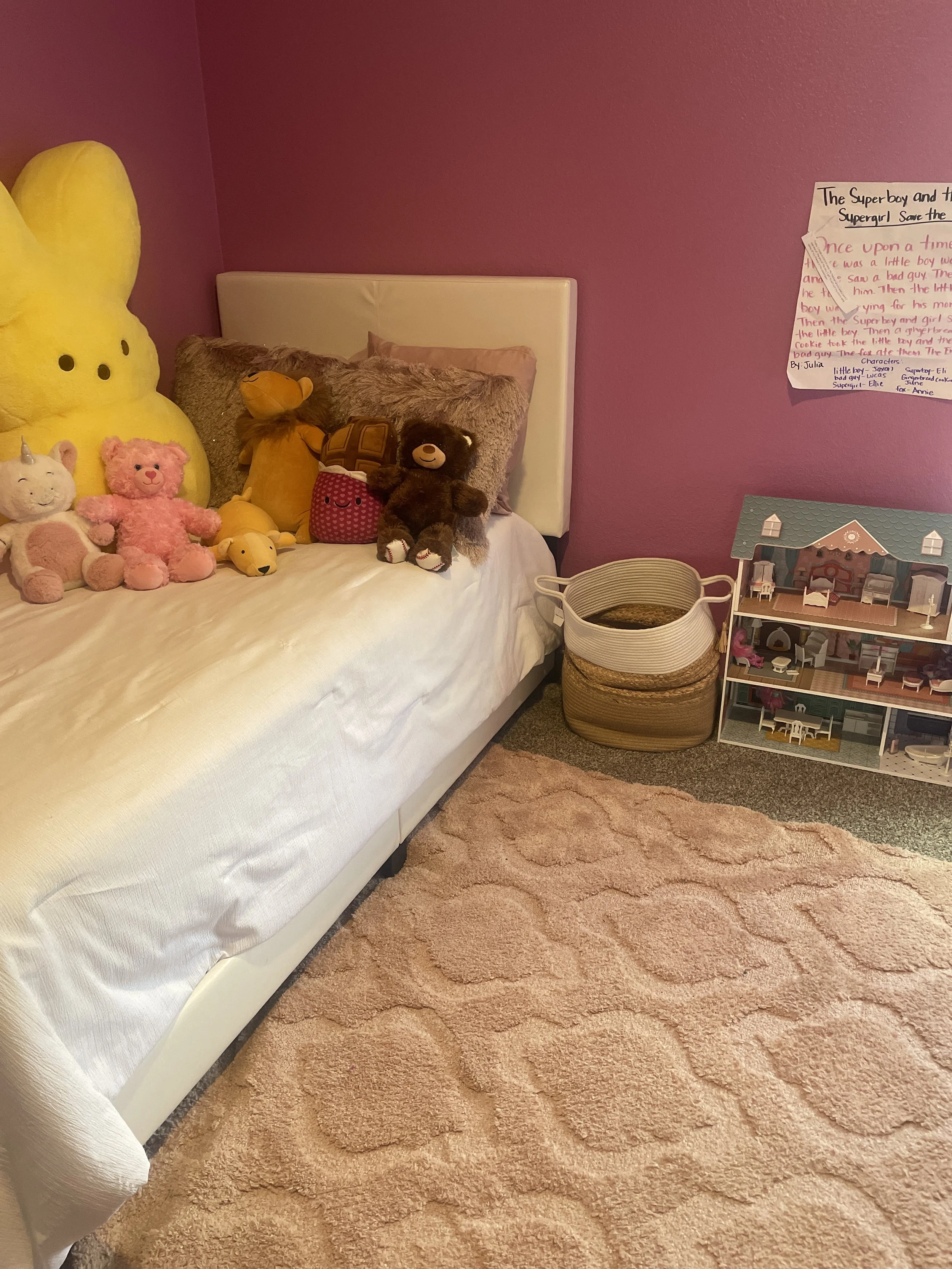 Children's room organizing