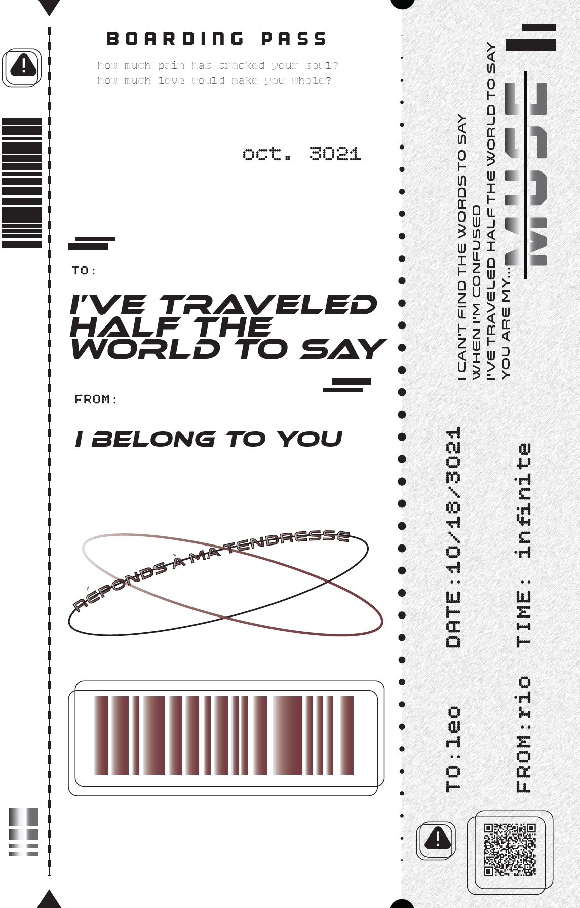 Spec poster for the band Muse