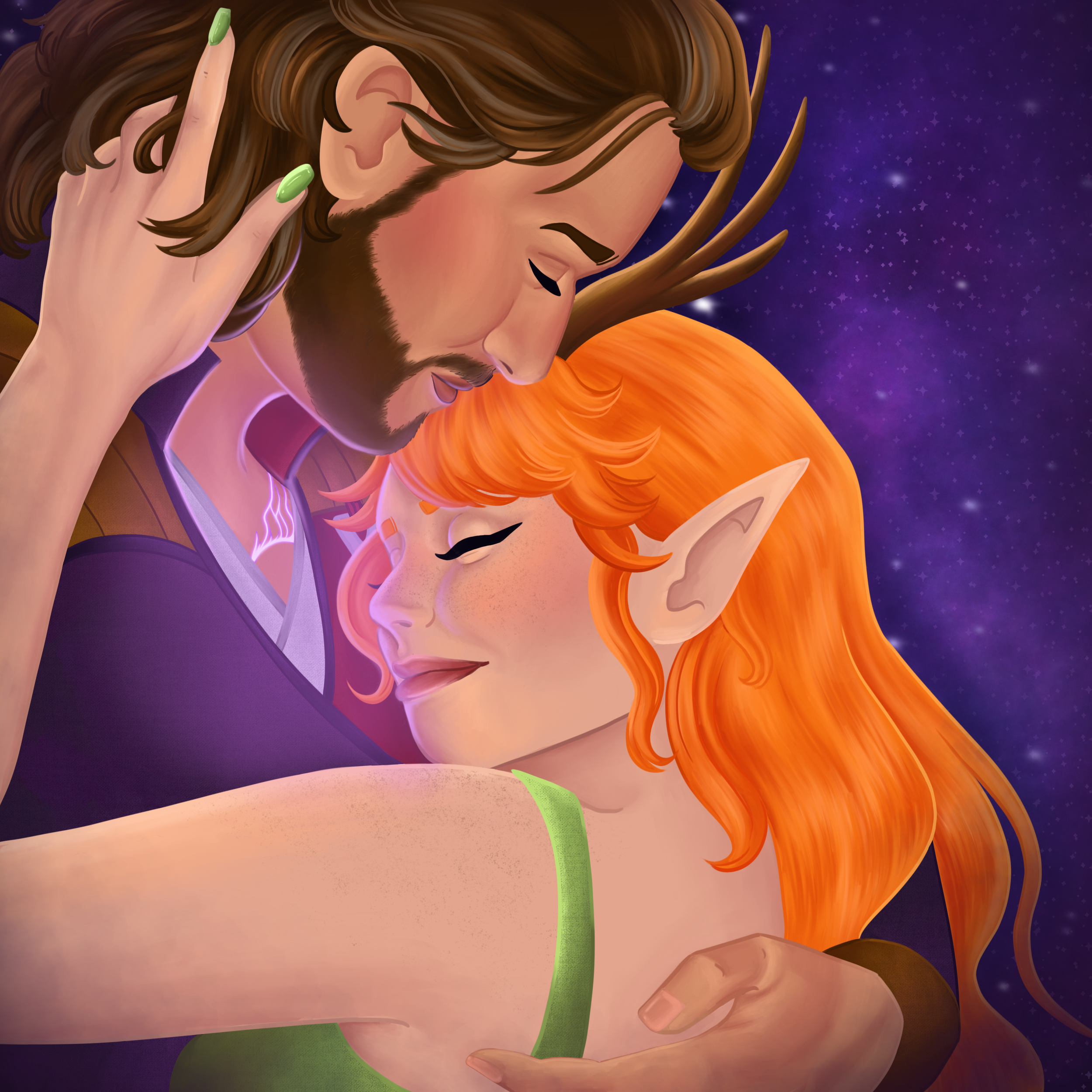 "Warm Embrace"
Procreate, 2025