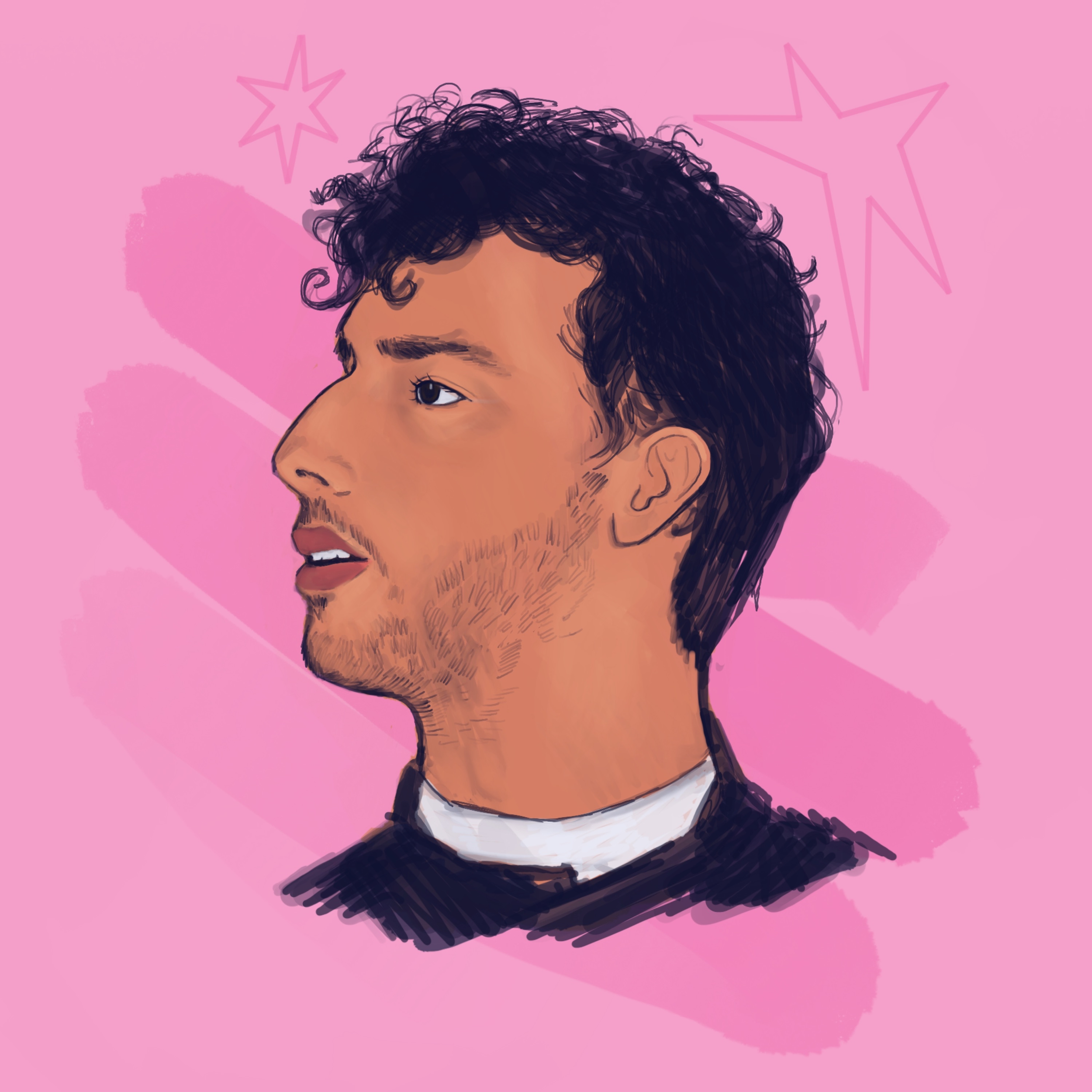 "Daniel"
Procreate, 2026