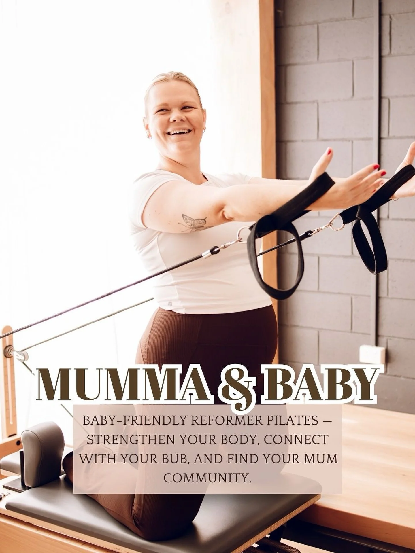 Strong mummas, happy bubbas 🫶🏼

Our Mumma &amp; Baby Pilates classes are designed to help you rebuild strength, connect with your body, and bond with your little one in a supportive, welcoming space. 🤍
Move, stretch, and breathe &mdash; together.