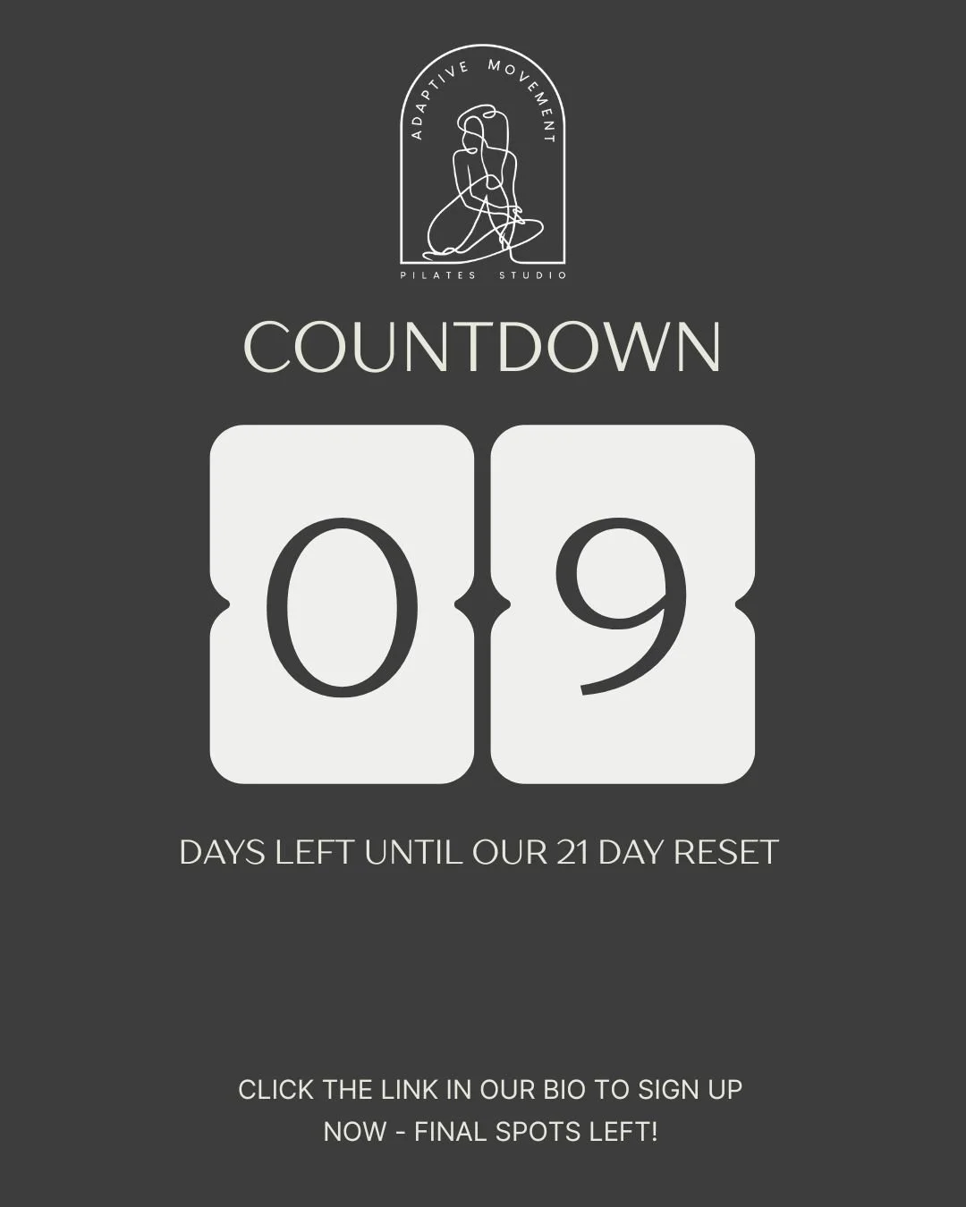 Only 9 days left to secure your place in our 21 Day Reset.
If you&rsquo;ve been thinking about it - this is your sign.
Link in bio 🤍
