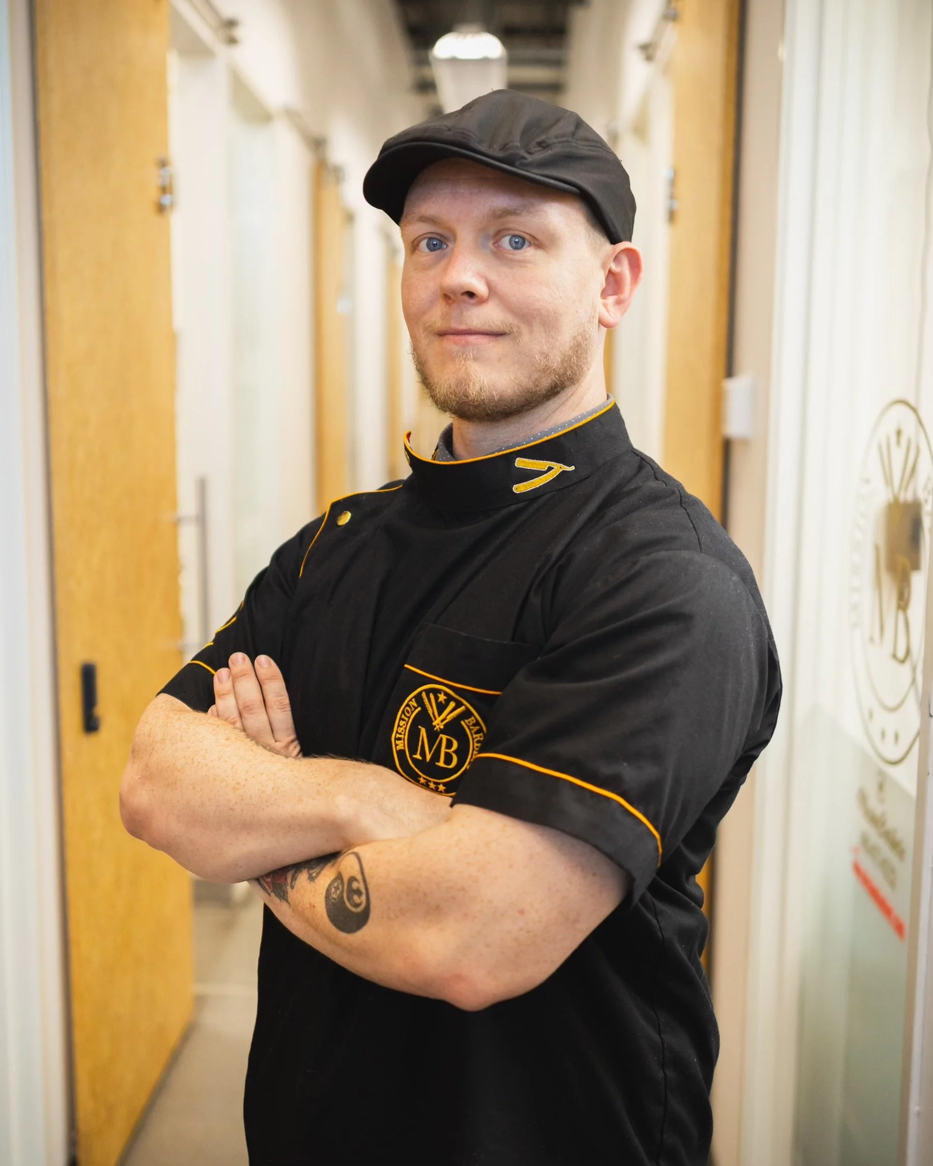 Mission Barbers barber Mark Watkins