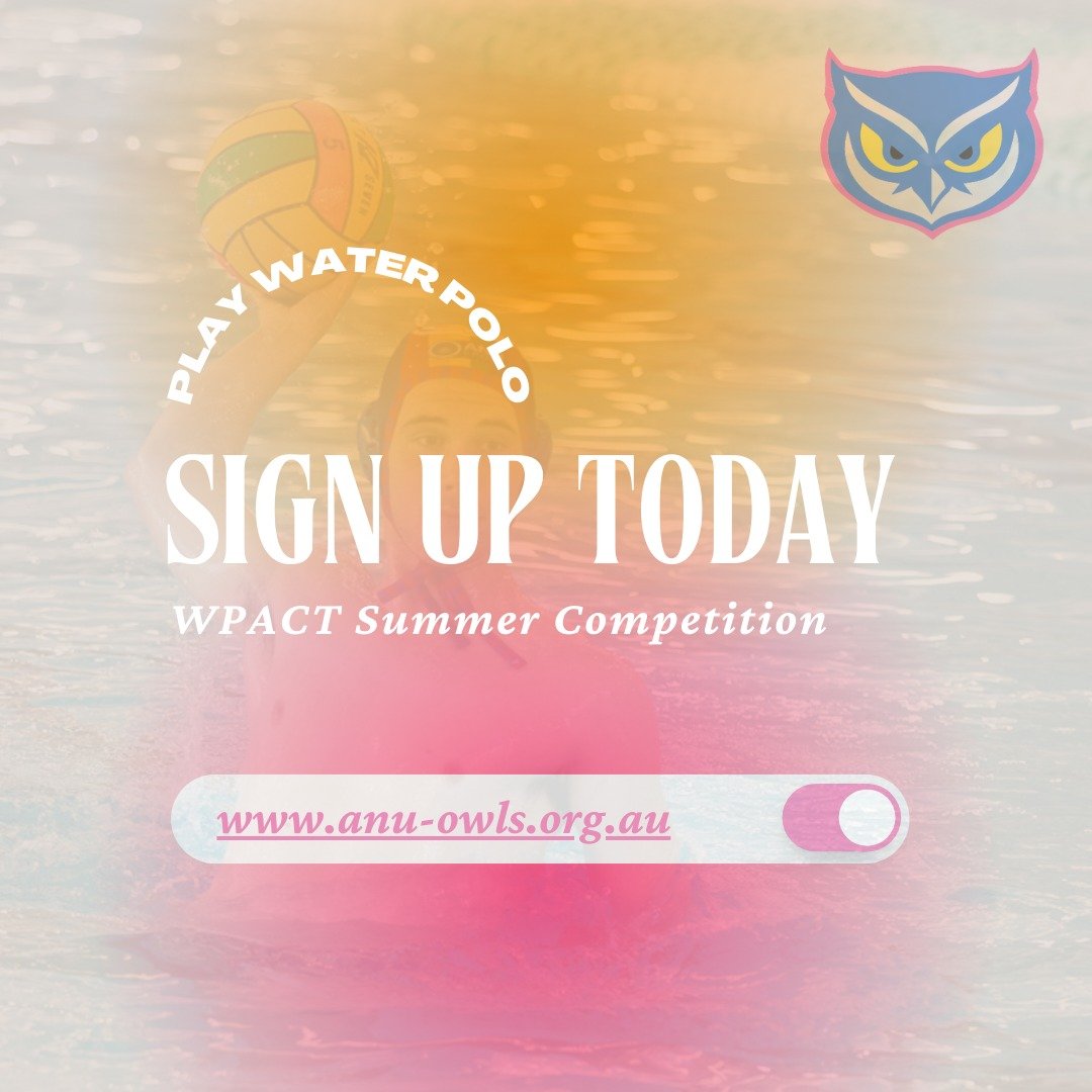 The clocks have moved forward, the days are longer, and it's almost time for the @waterpolo.act Summer Competition! 🤯🦉👀

For all the information you need about playing water polo with the Owls check out our website! 👉https://www.anu-owls.org.au/s