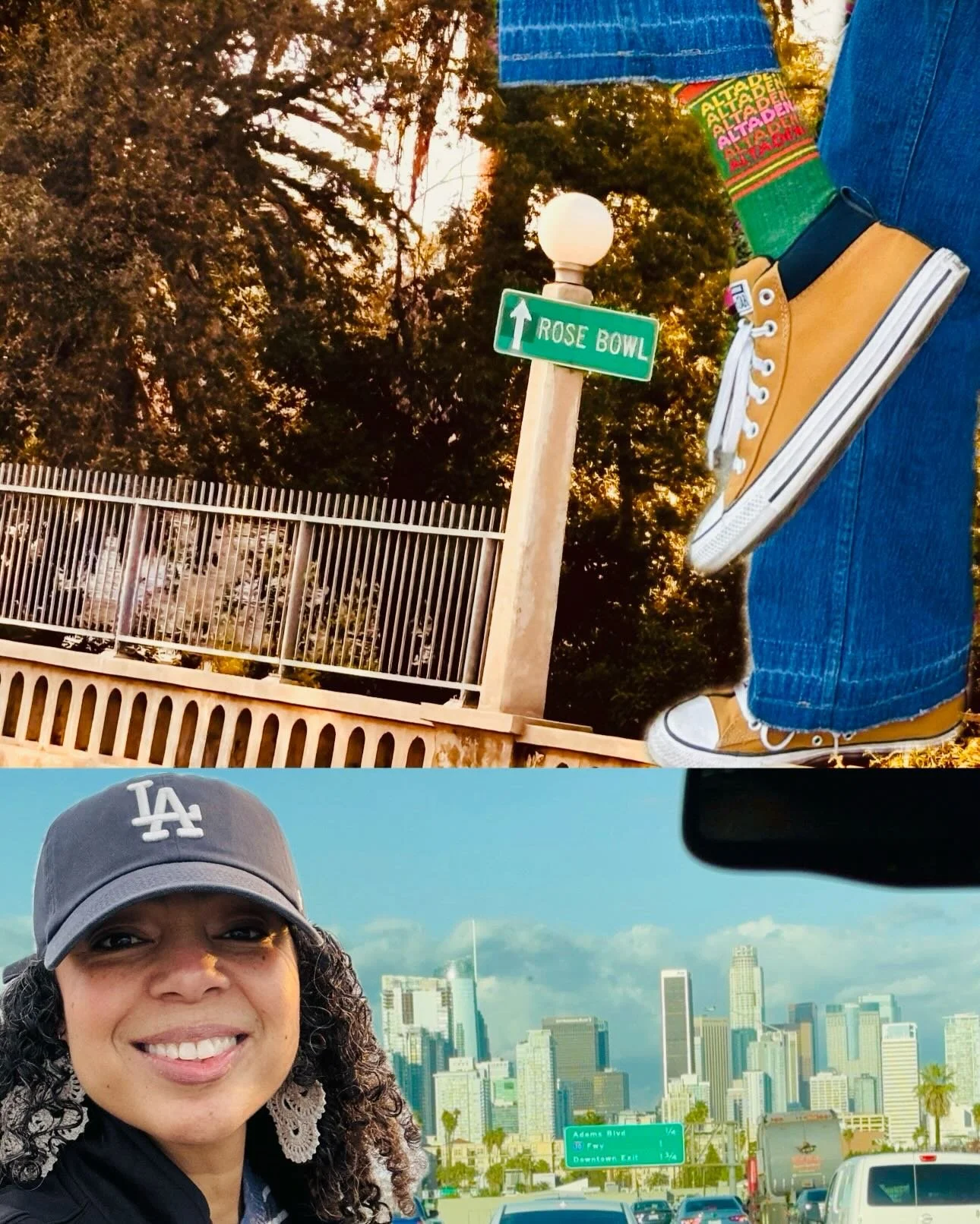 Altadena 🩷 Our California vacation was amazing! I had been missing my family, food and the ocean 🥰🌴🌊🍤 I can&rsquo;t wait to get back. A quick visit to my old hometown - One year later  #altadenastrong 💓