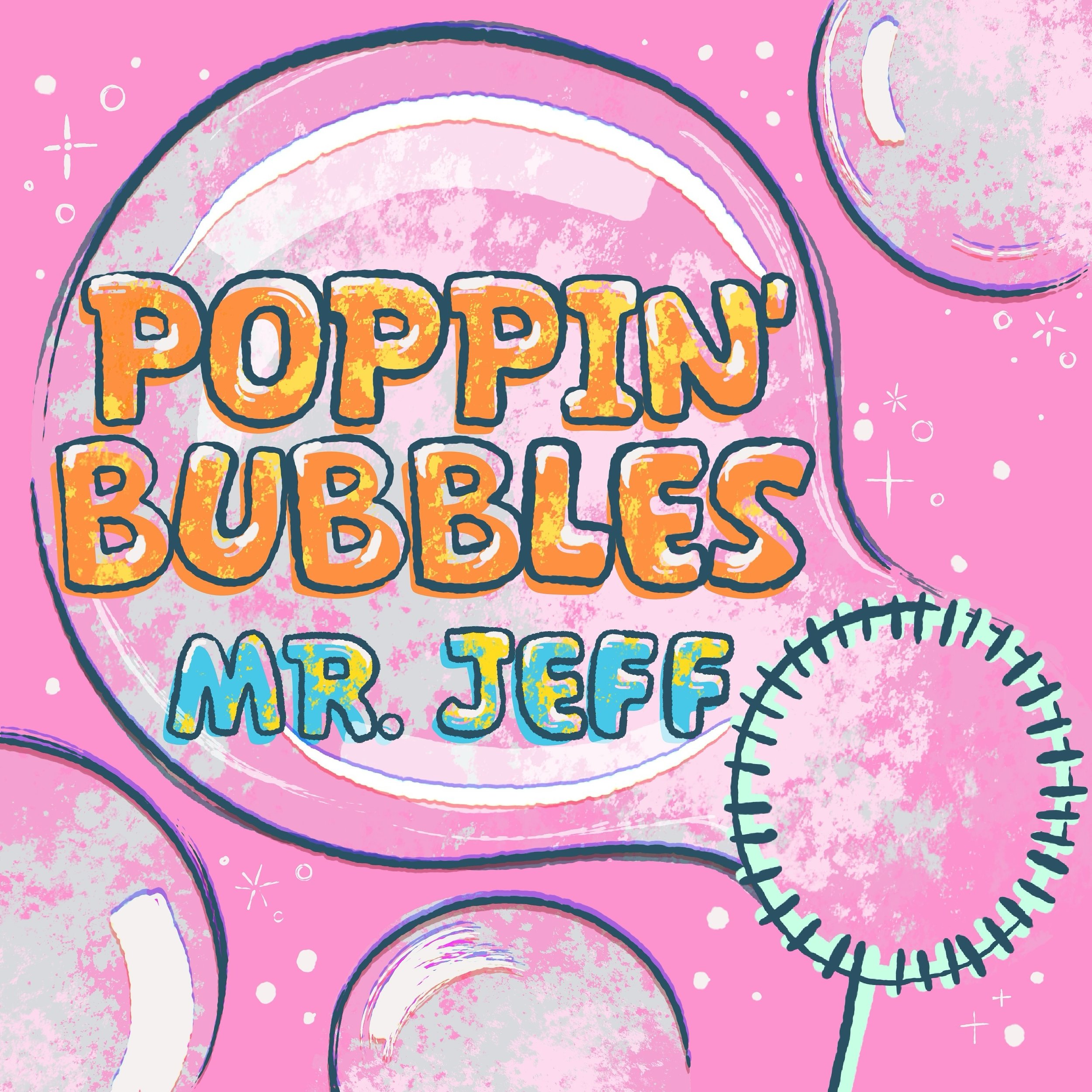 🫧🫧The next single and video &ldquo;Poppin&rsquo; Bubbles&rdquo; comes out in ONE WEEK 🫧🫧 whoa oh oh!! 🫧🫧 Art by @jillyjellyart 🫧🫧 .
.
.
.
#childrensmusic #kidsmusic #musicforkids #kindie #kindiemusic #mrjeffisfun #KidsMusic #ChildrensMusic #F